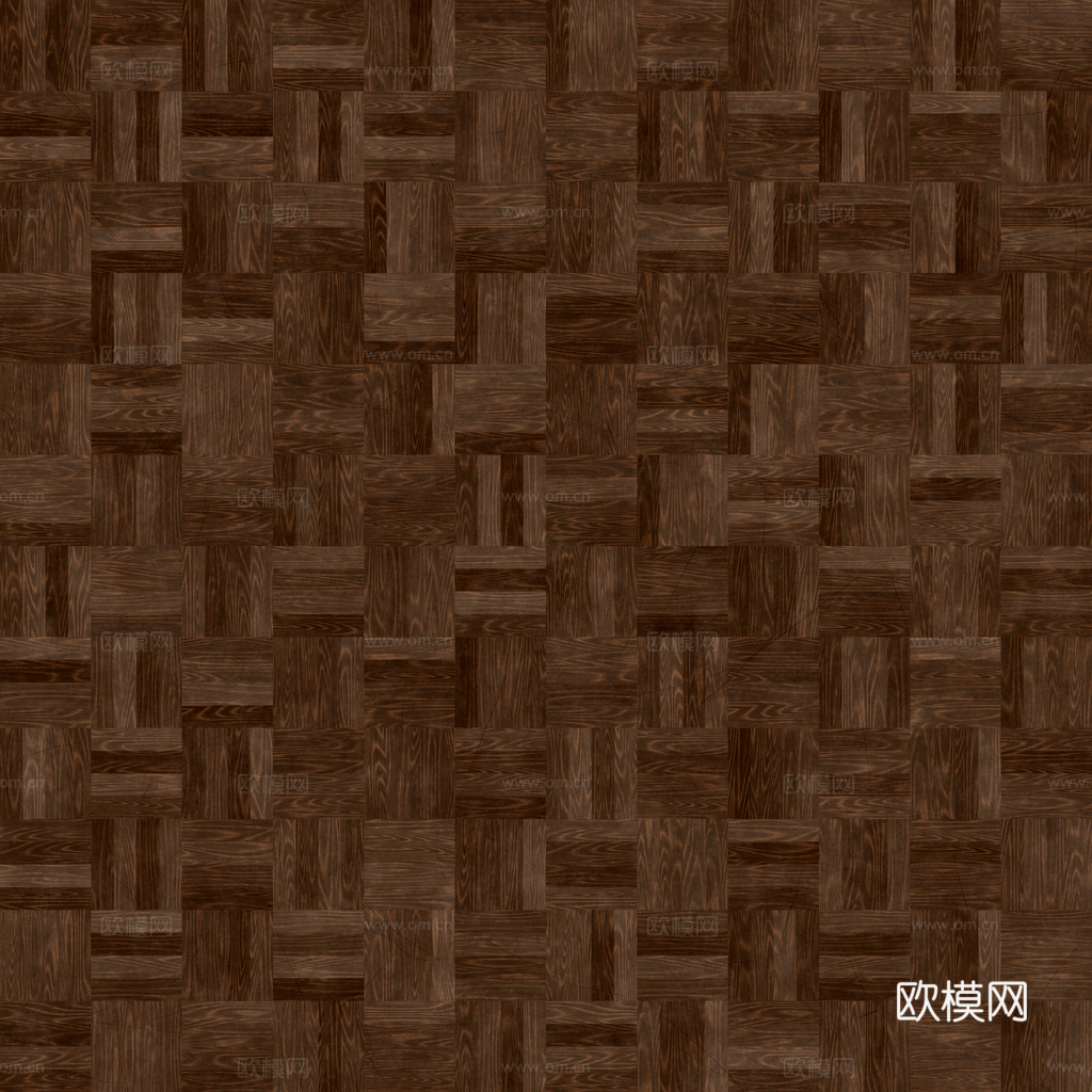 无缝木地板田字铺 PBR贴图 1k