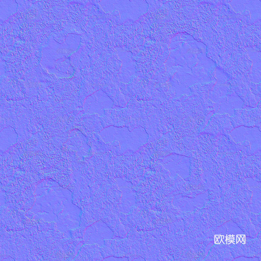 破旧水泥墙户外墙 PBR贴图 1k