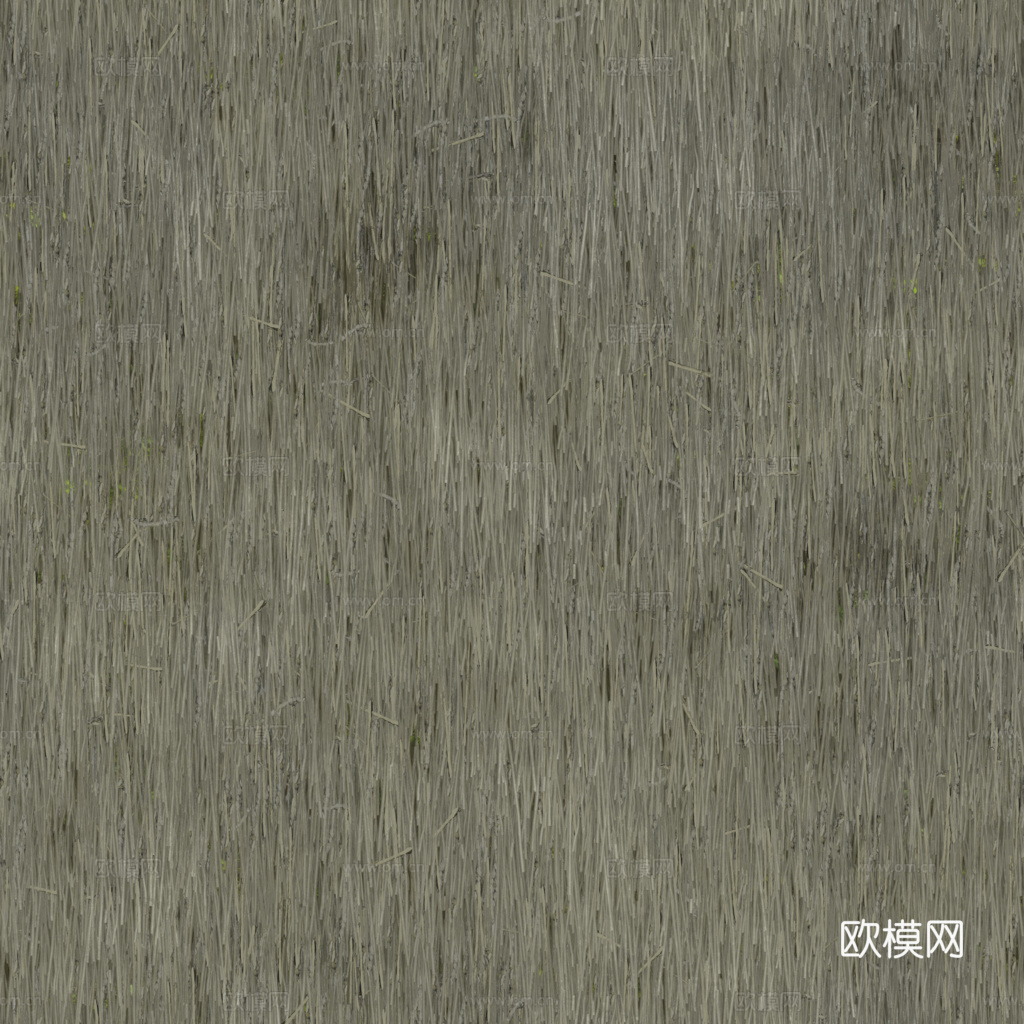 茅草屋顶 PBR材质贴图 1k