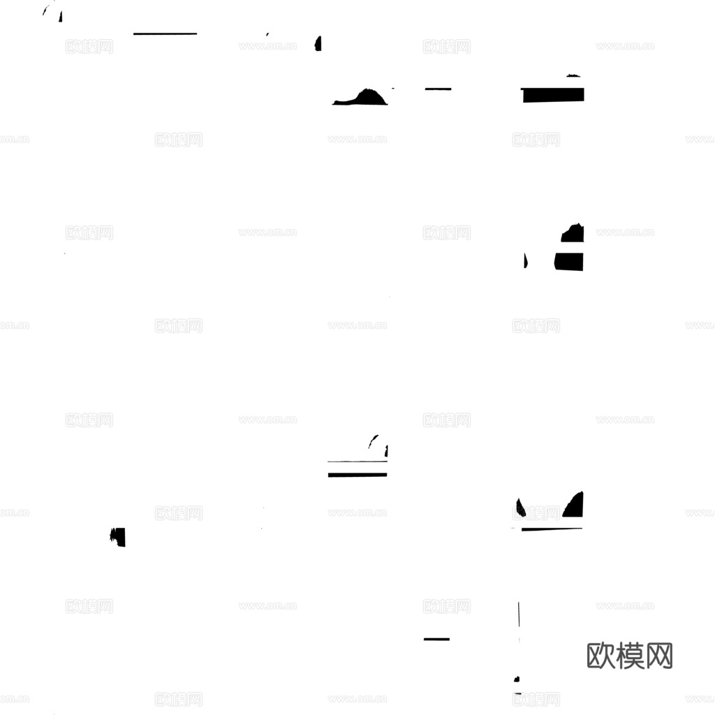 屋顶瓦片破旧陶土瓦西班牙瓦 PBR材质贴图 1k
