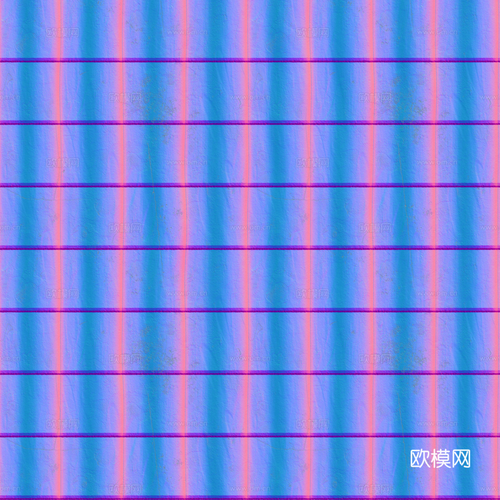 屋顶瓦片陶土瓦西班牙瓦 PBR材质贴图 1k
