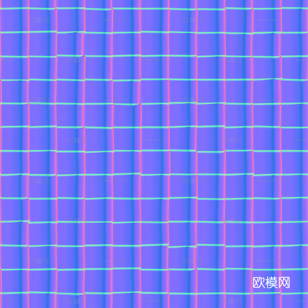 屋顶瓦片老旧陶土瓦西班牙瓦 PBR材质贴图 1k