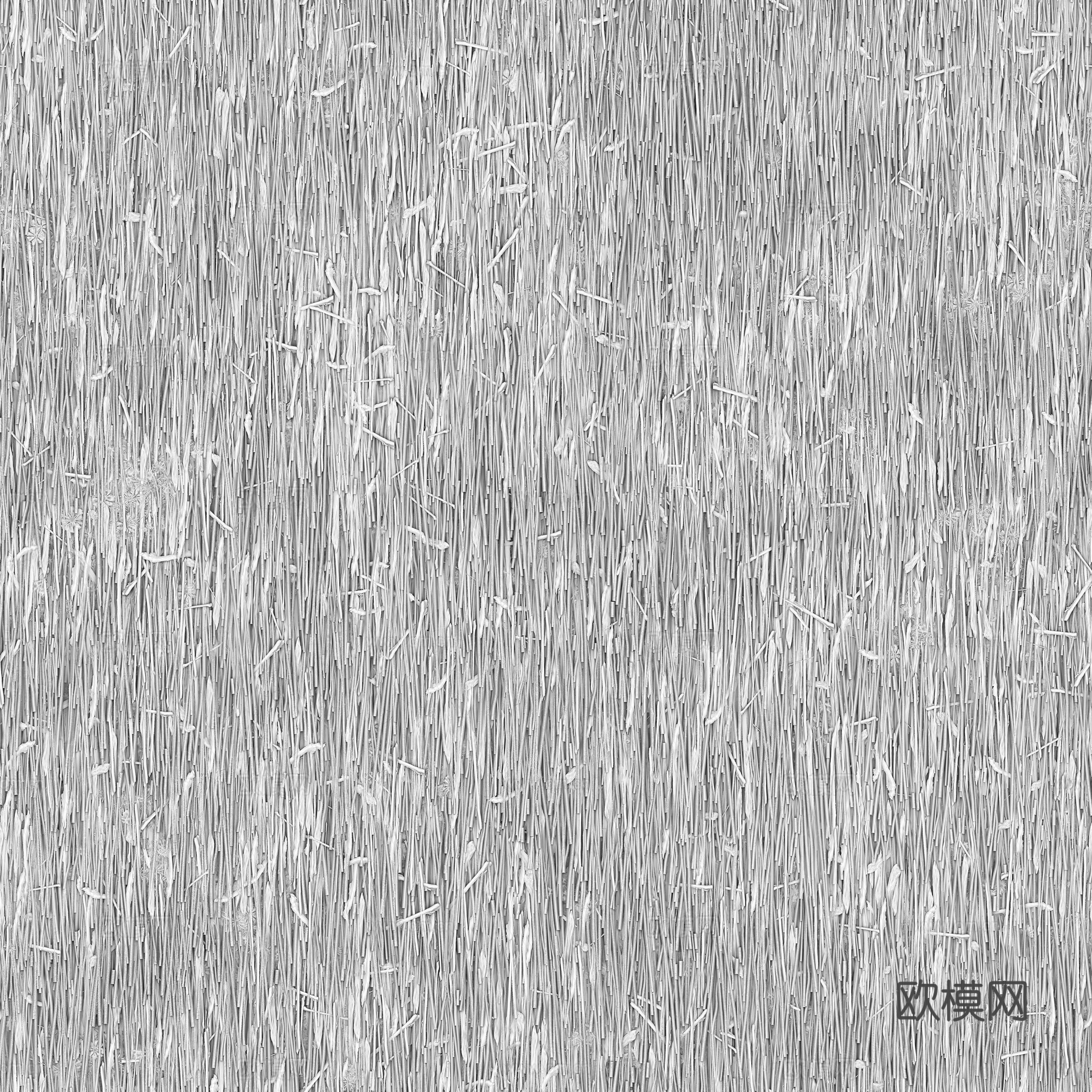 茅草屋顶 PBR材质贴图 2k