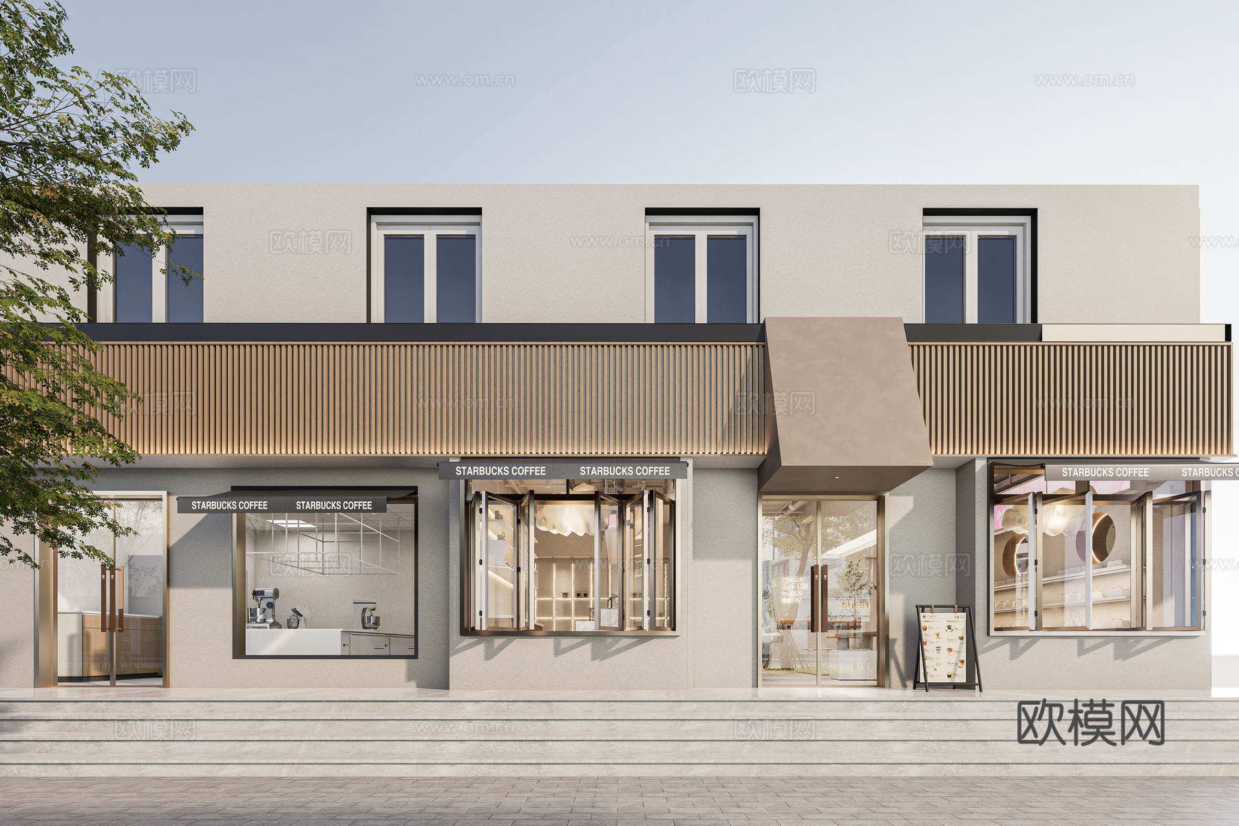 蛋糕店烘培店 甜品糕点面包店 面包展示架 休闲吧台卡座 蛋糕su模型