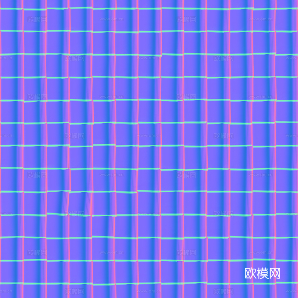 屋顶瓦片陶土瓦西班牙瓦 PBR材质贴图 1k