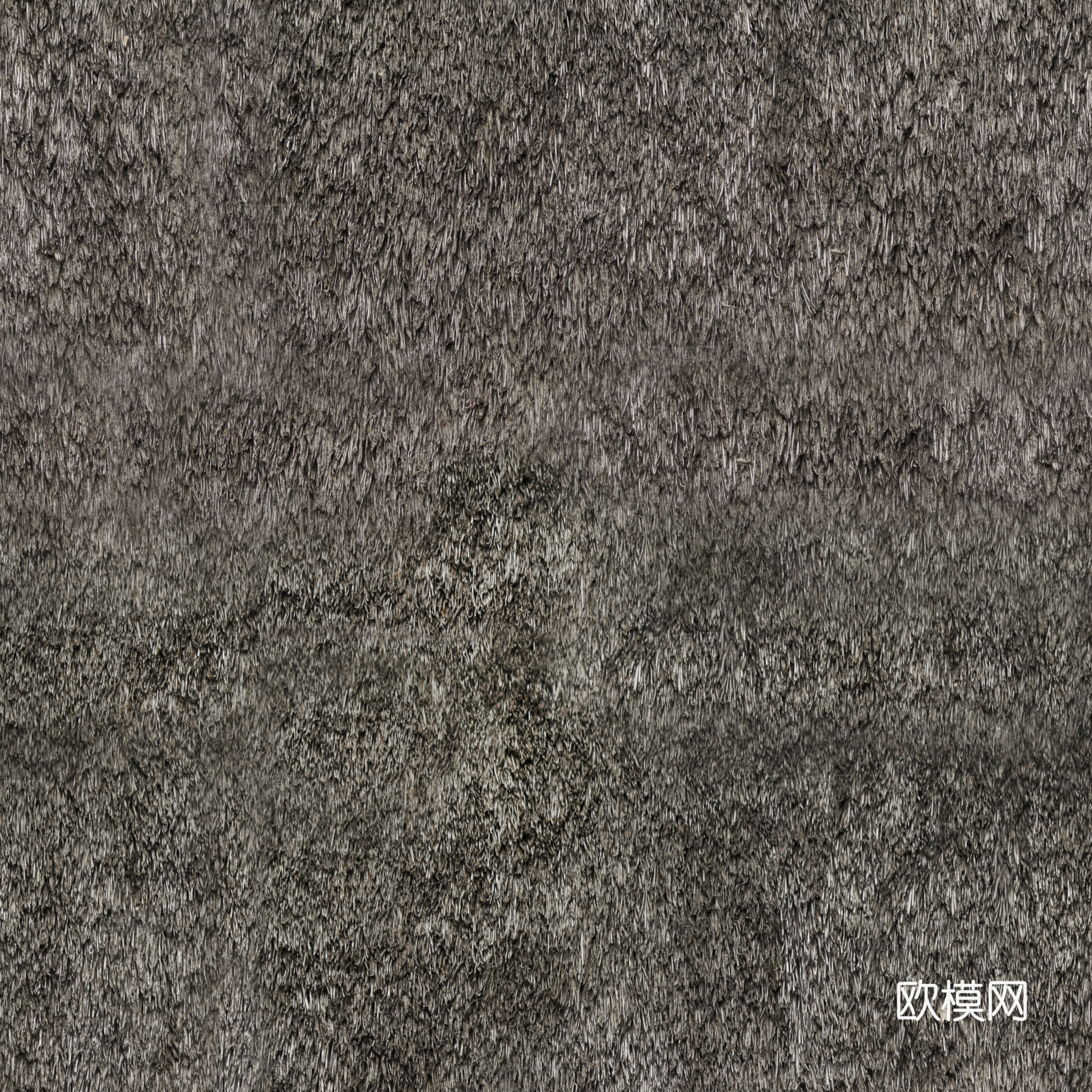 茅草屋顶 PBR材质贴图 2k