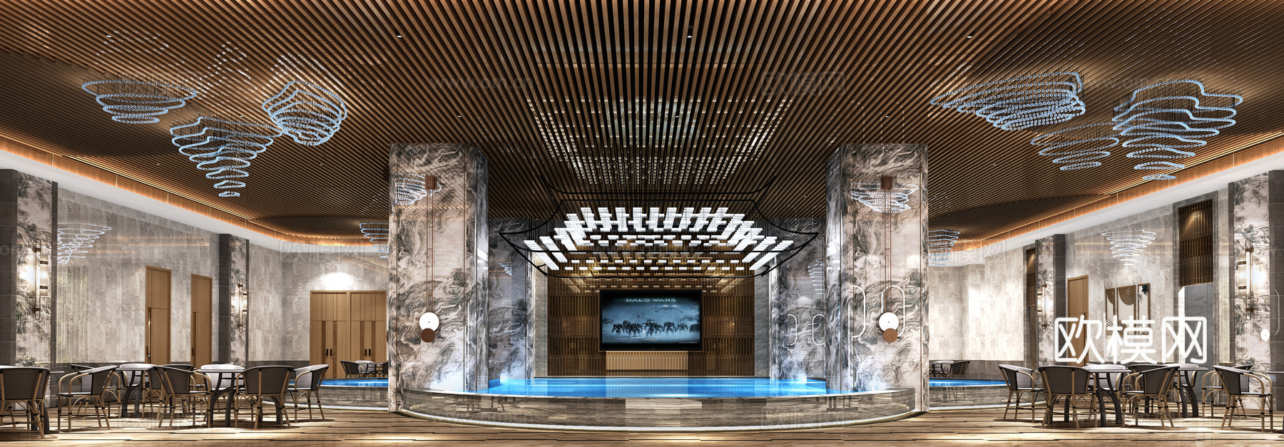 浴区3d模型下载（渲染图1）