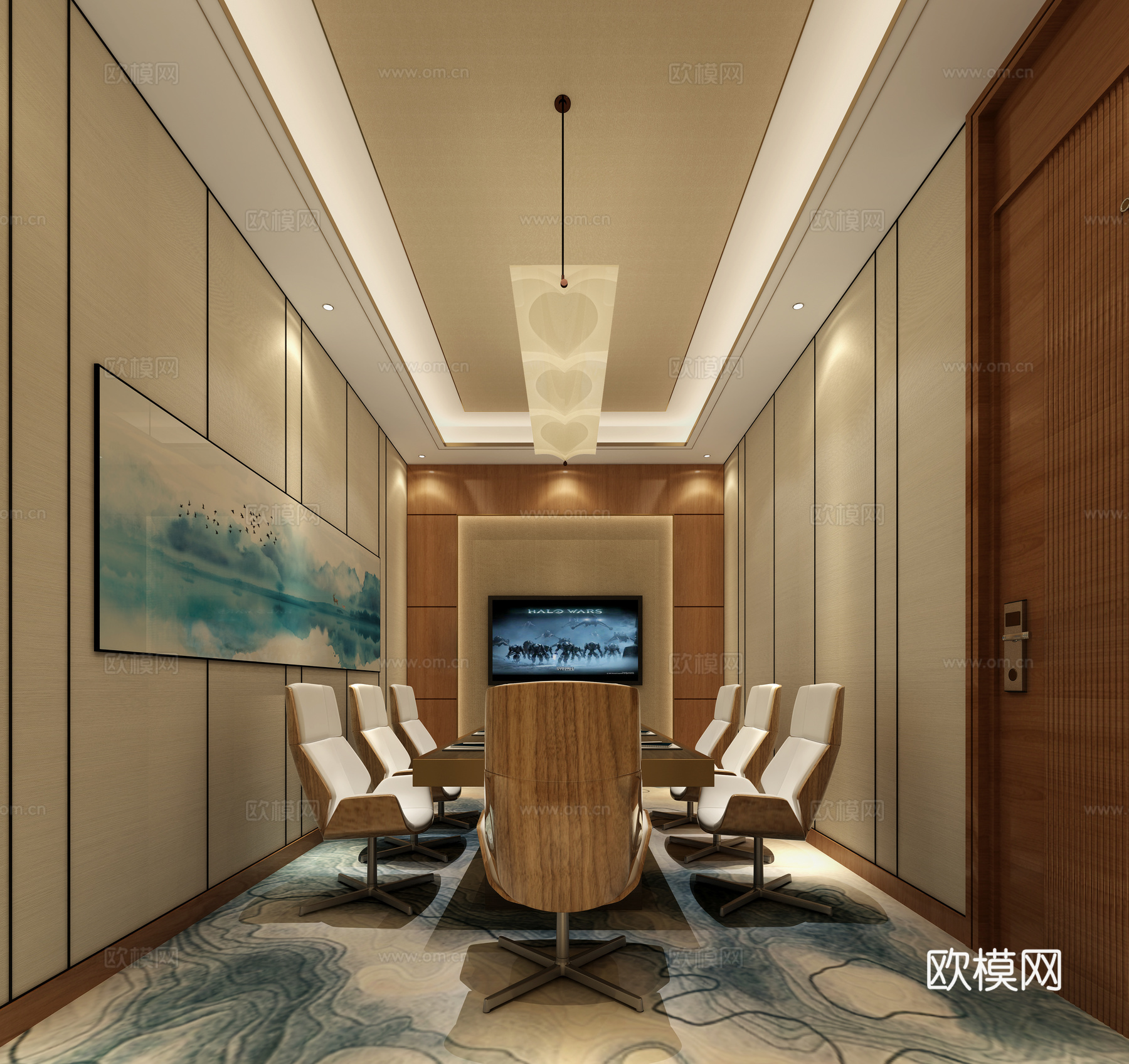 会议室3d模型