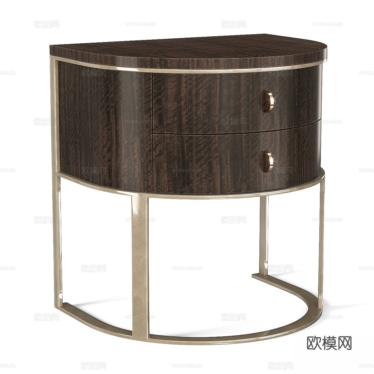 床头柜 Moderne Nightstand Caracol3d模型