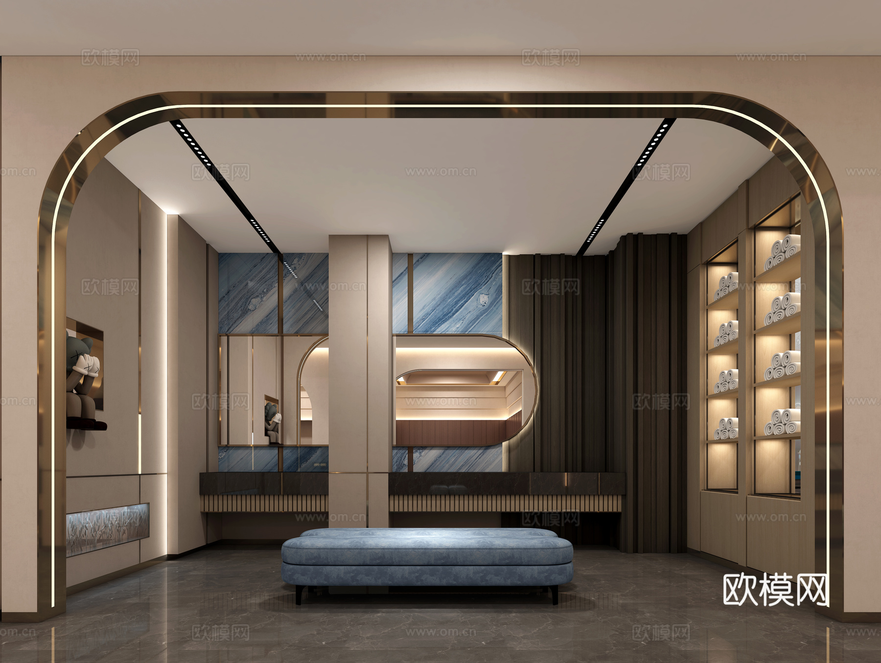 更衣3d模型下载（渲染图2）