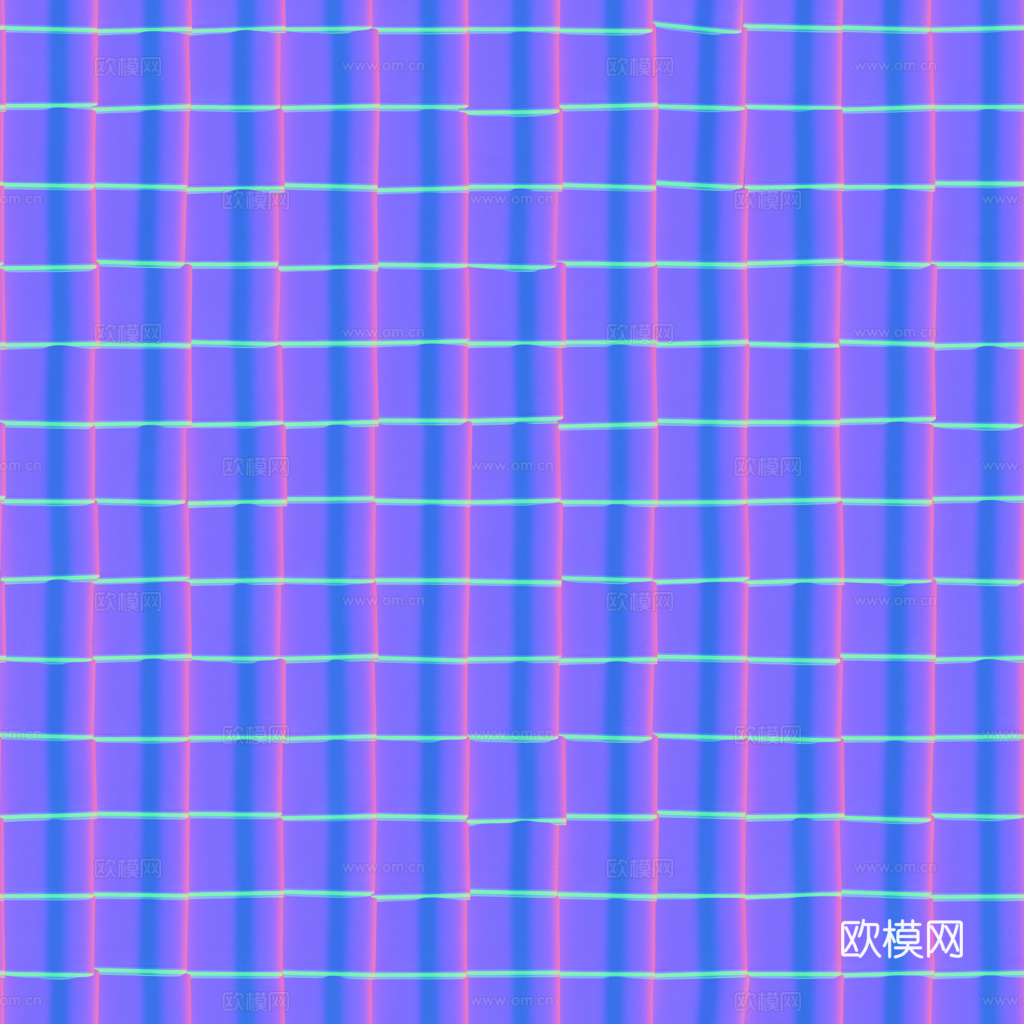 屋顶瓦片老旧陶土瓦西班牙瓦 PBR材质贴图 1k