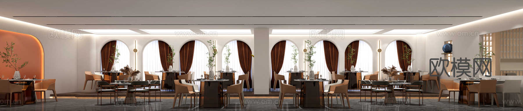 餐厅3d模型下载