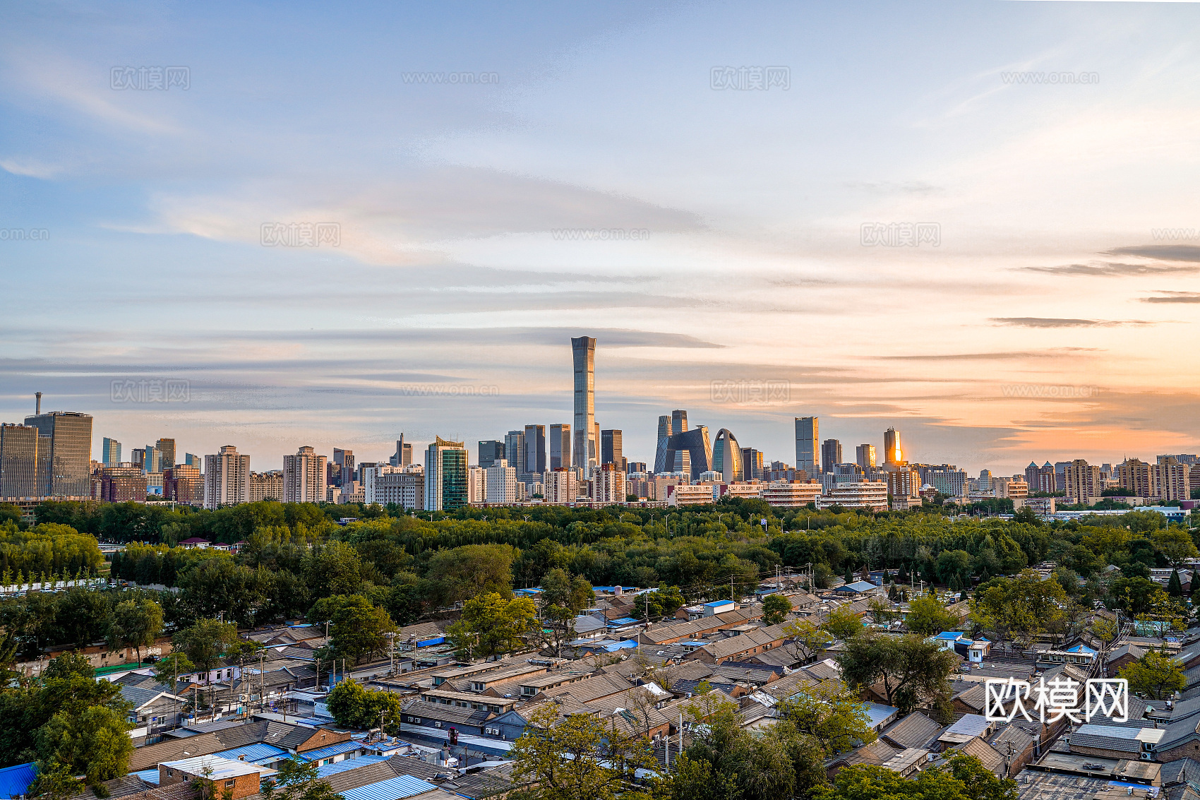 城市建筑外景贴图