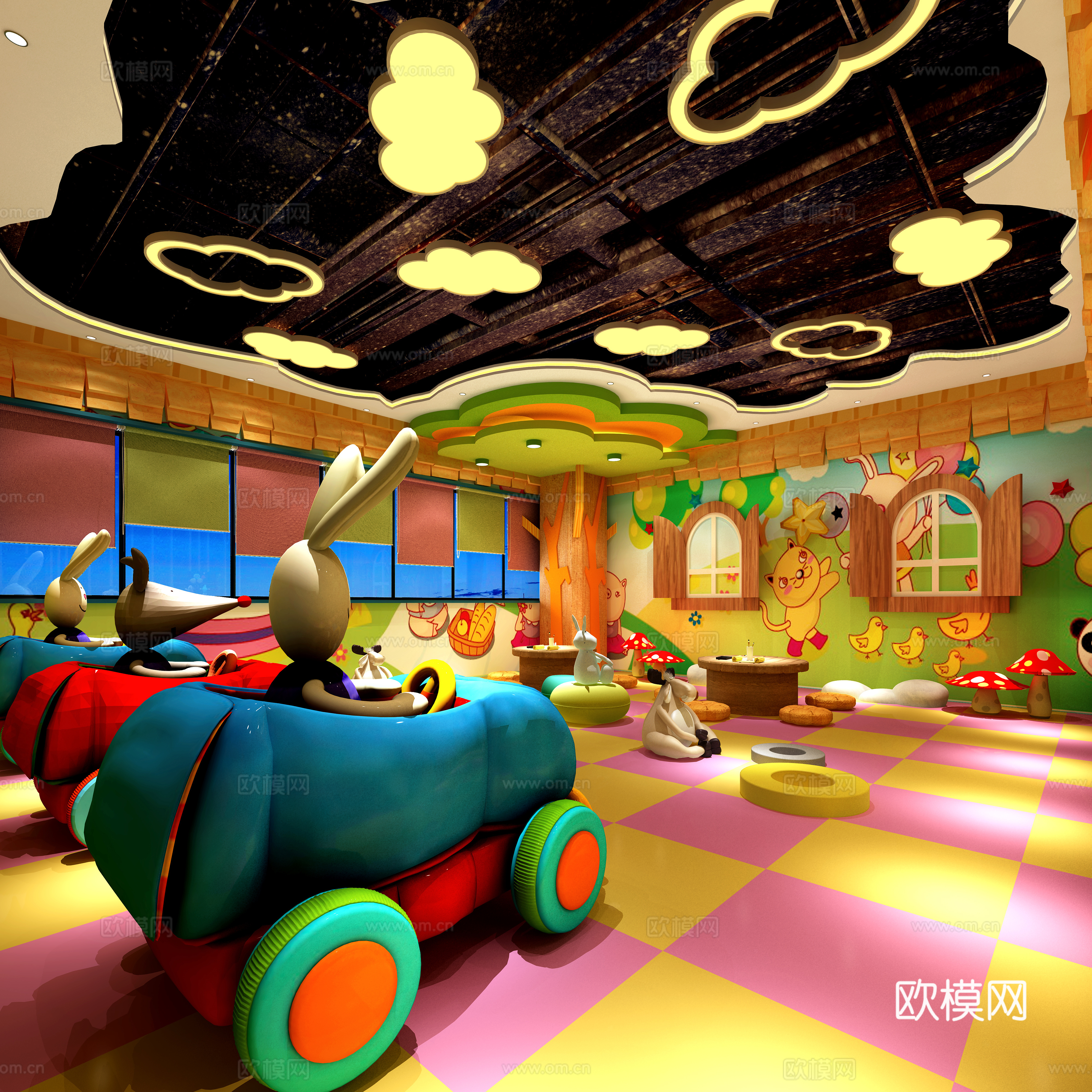 淘气堡3d模型