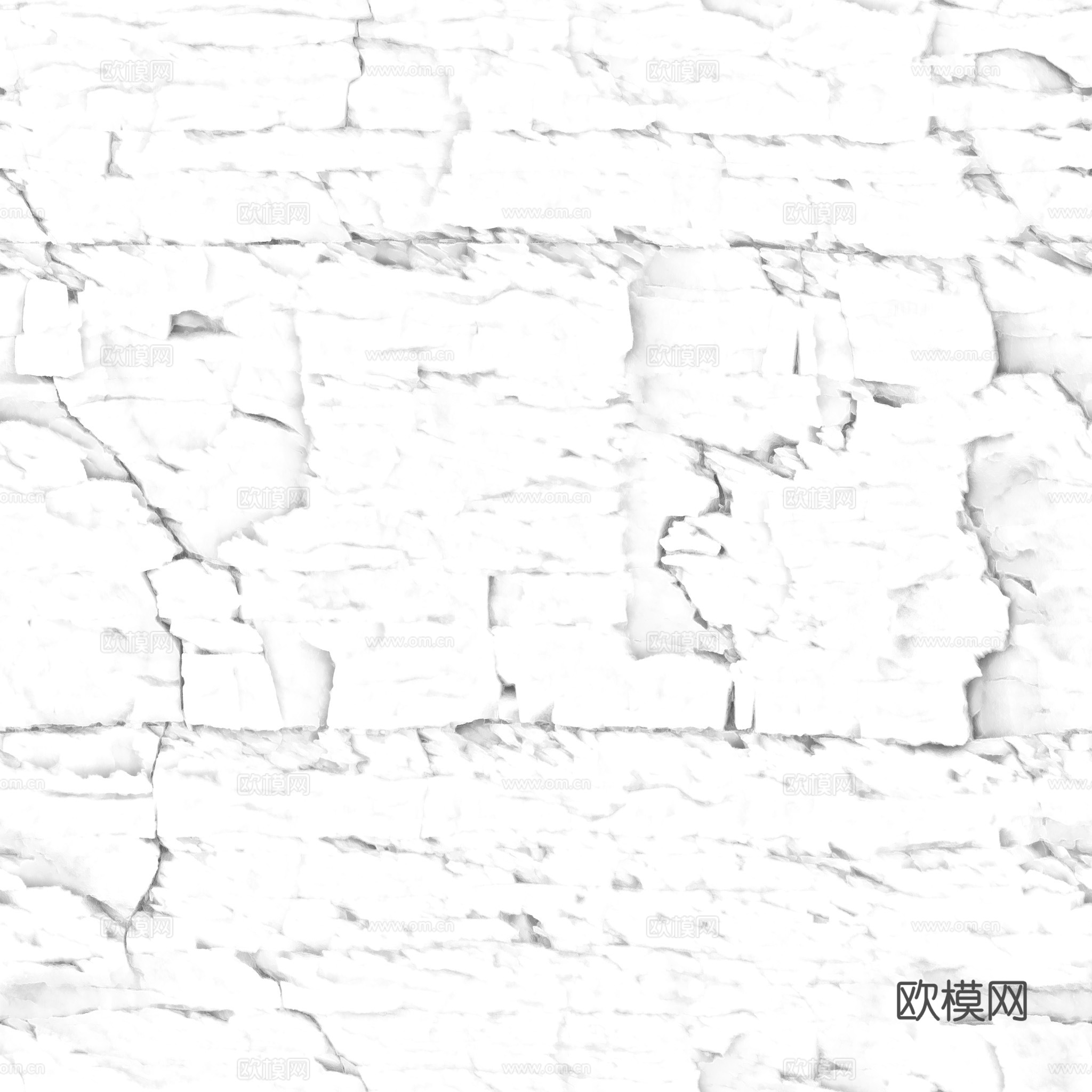 石头岩石pu石 PBR材质贴图 2k下载（渲染图3）