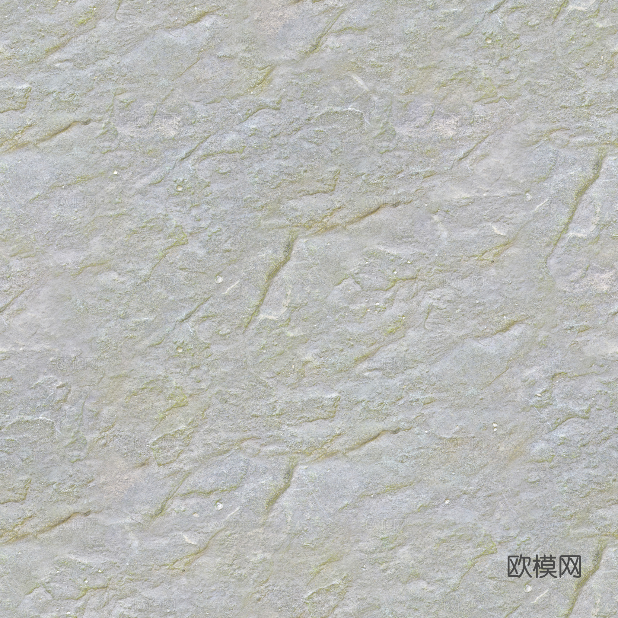 石头岩石pu石 PBR材质贴图 2k下载（渲染图2）