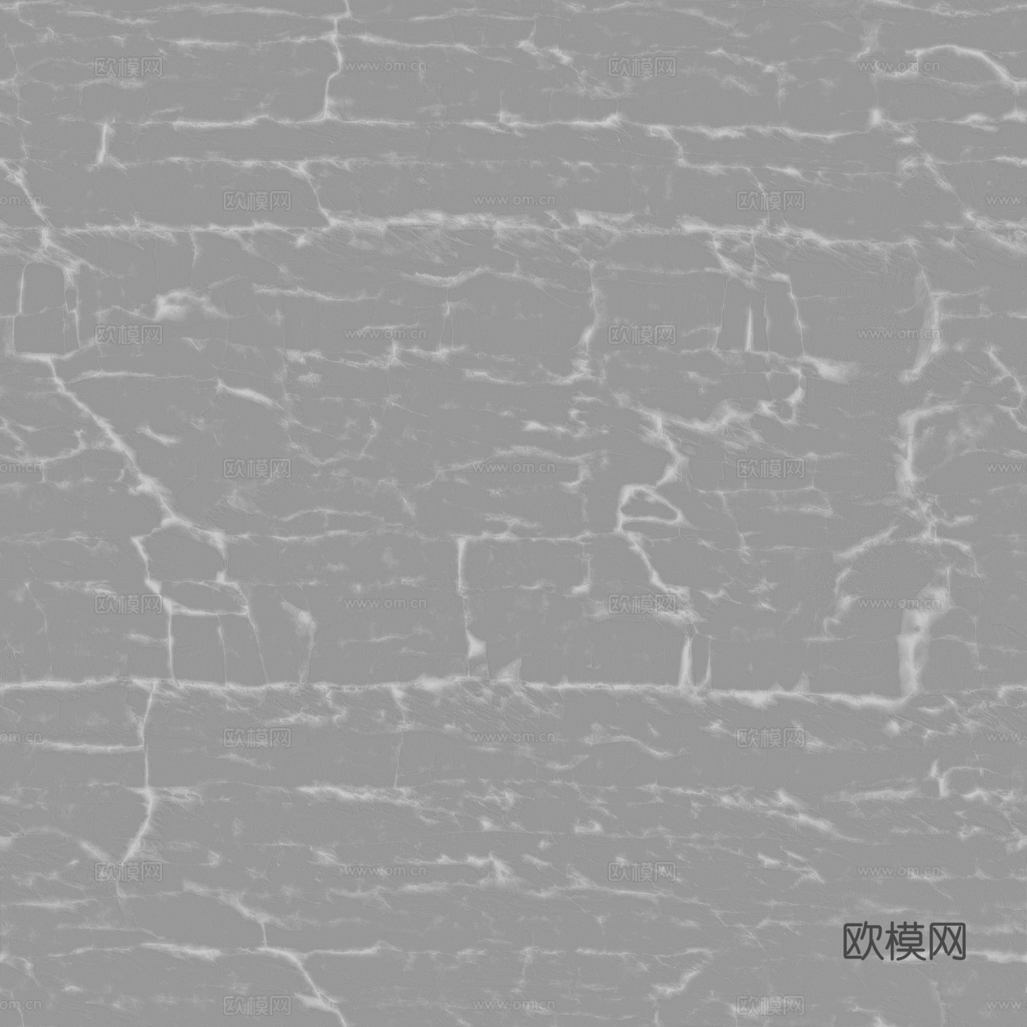 石头岩石pu石 PBR材质贴图 2k下载（渲染图5）