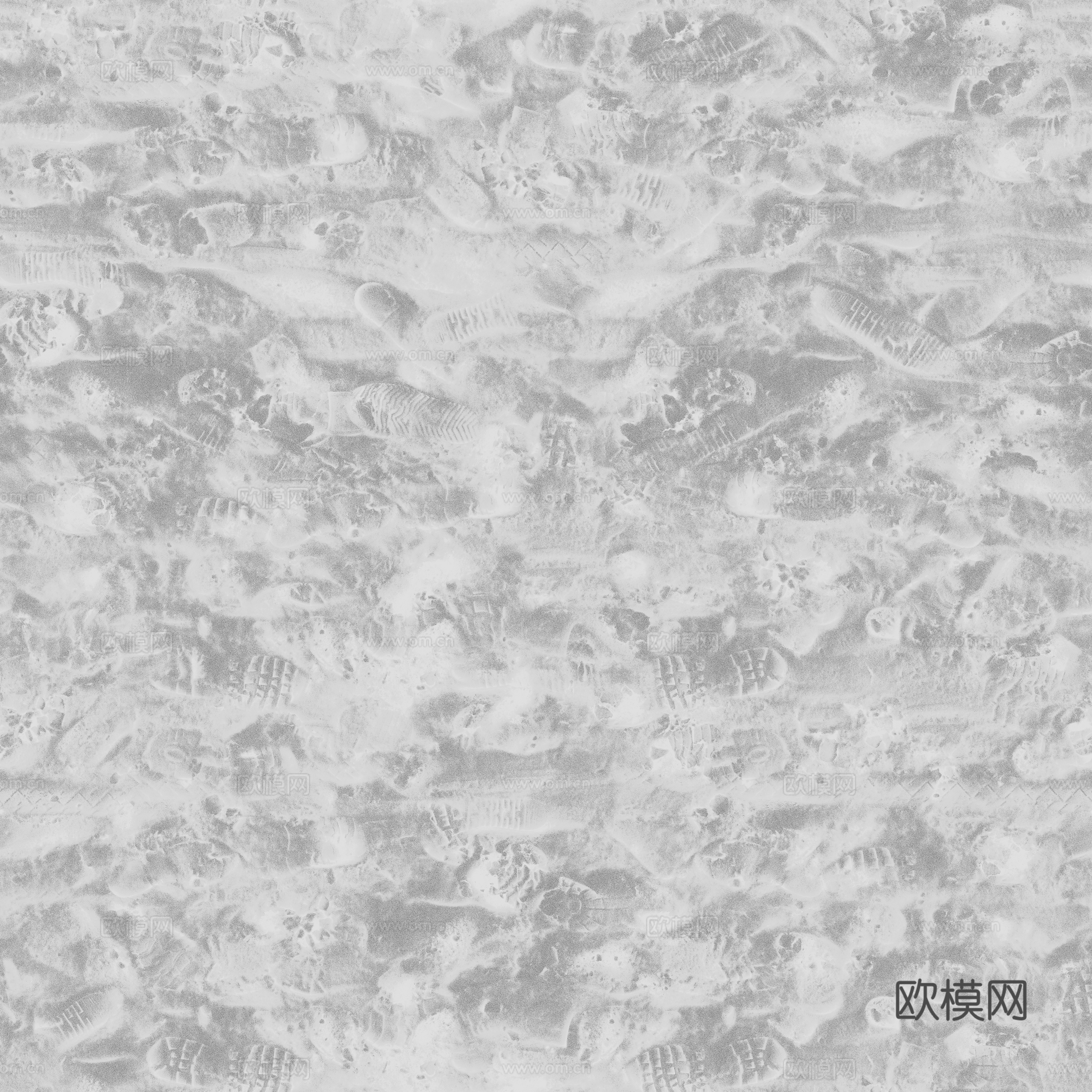 雪地 PBR材质贴图 2k