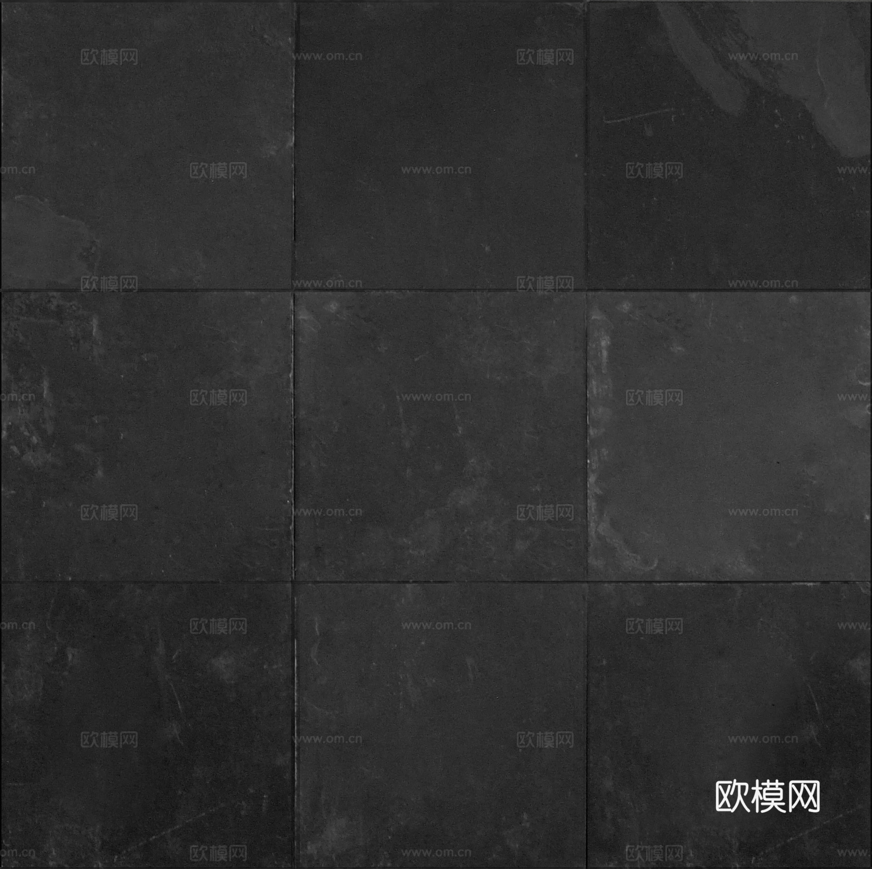 新中式现代石材拼花_金砖_石材背景墙_地面石材拼花贴图