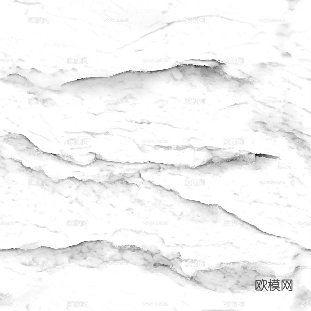 石头岩石pu石 PBR材质贴图 1k下载（渲染图3）