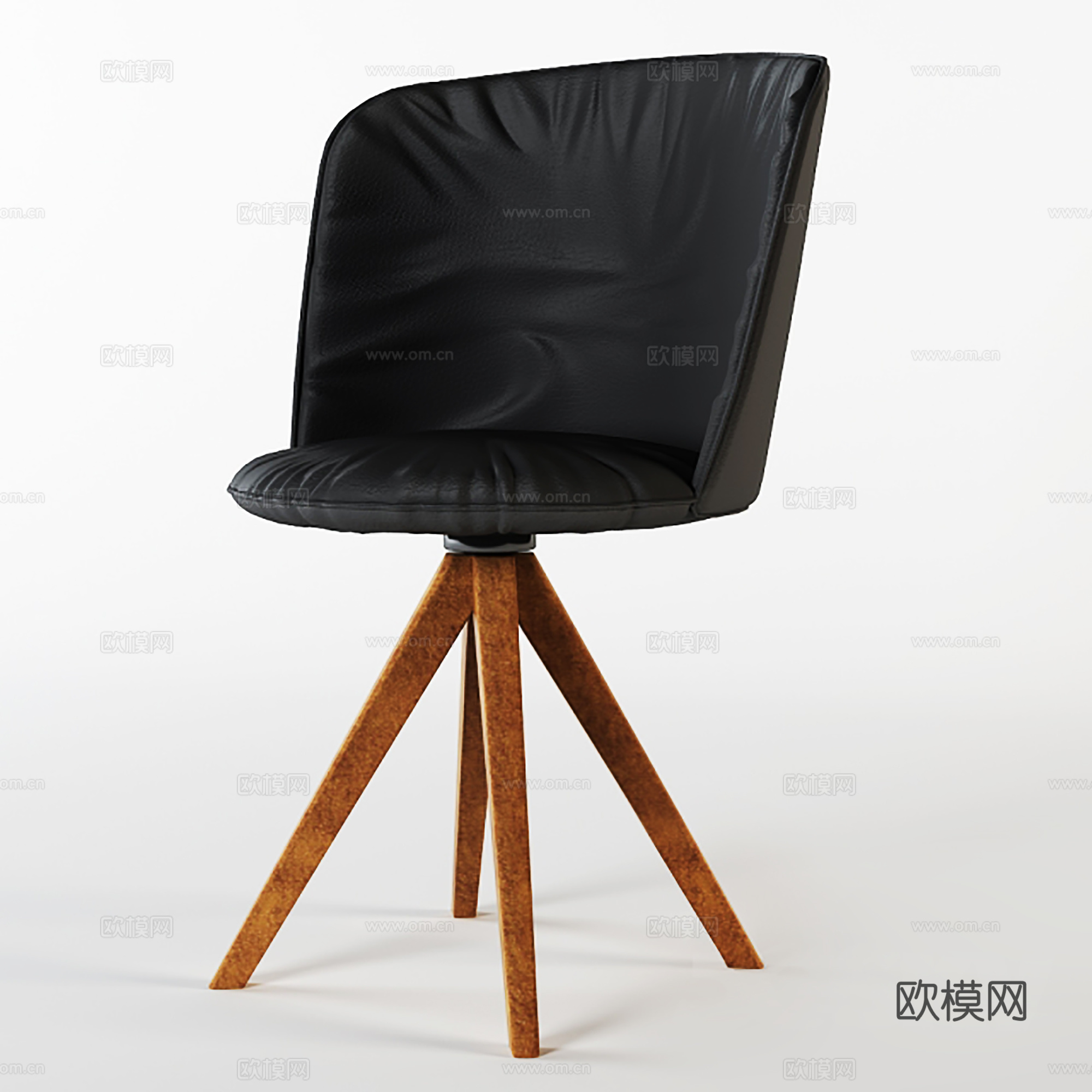 现代休闲椅 办公椅  皮椅 餐椅su模型