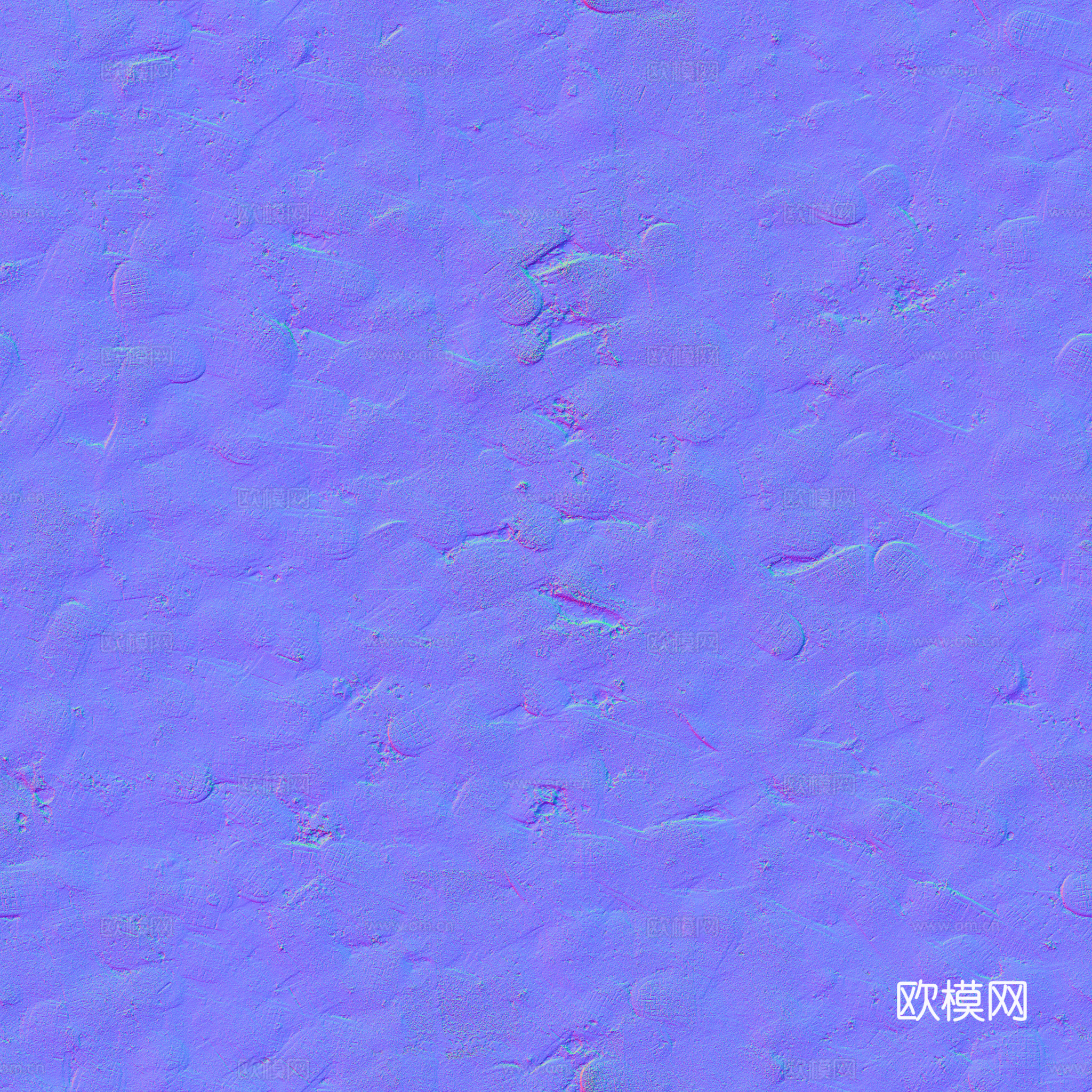 雪地 PBR材质贴图 2k