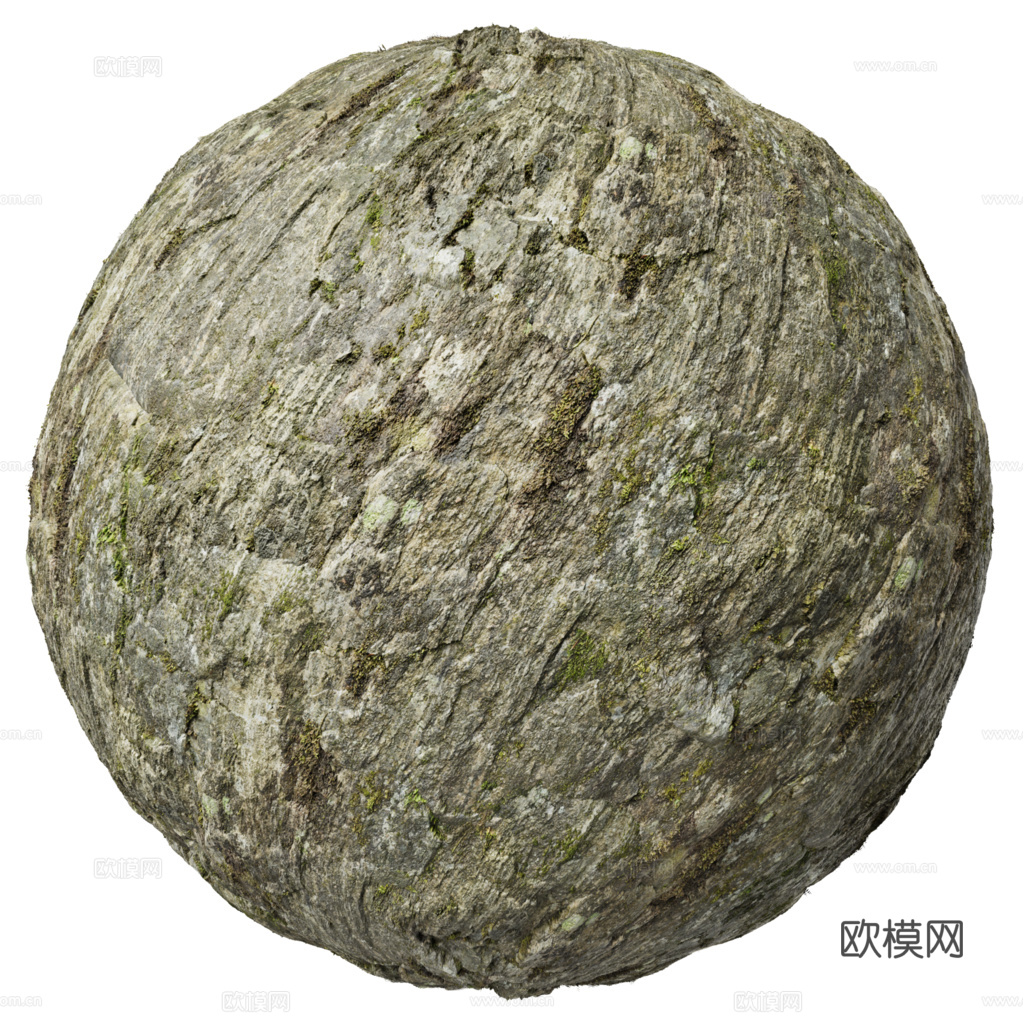 石头岩石pu石 PBR材质贴图 2k