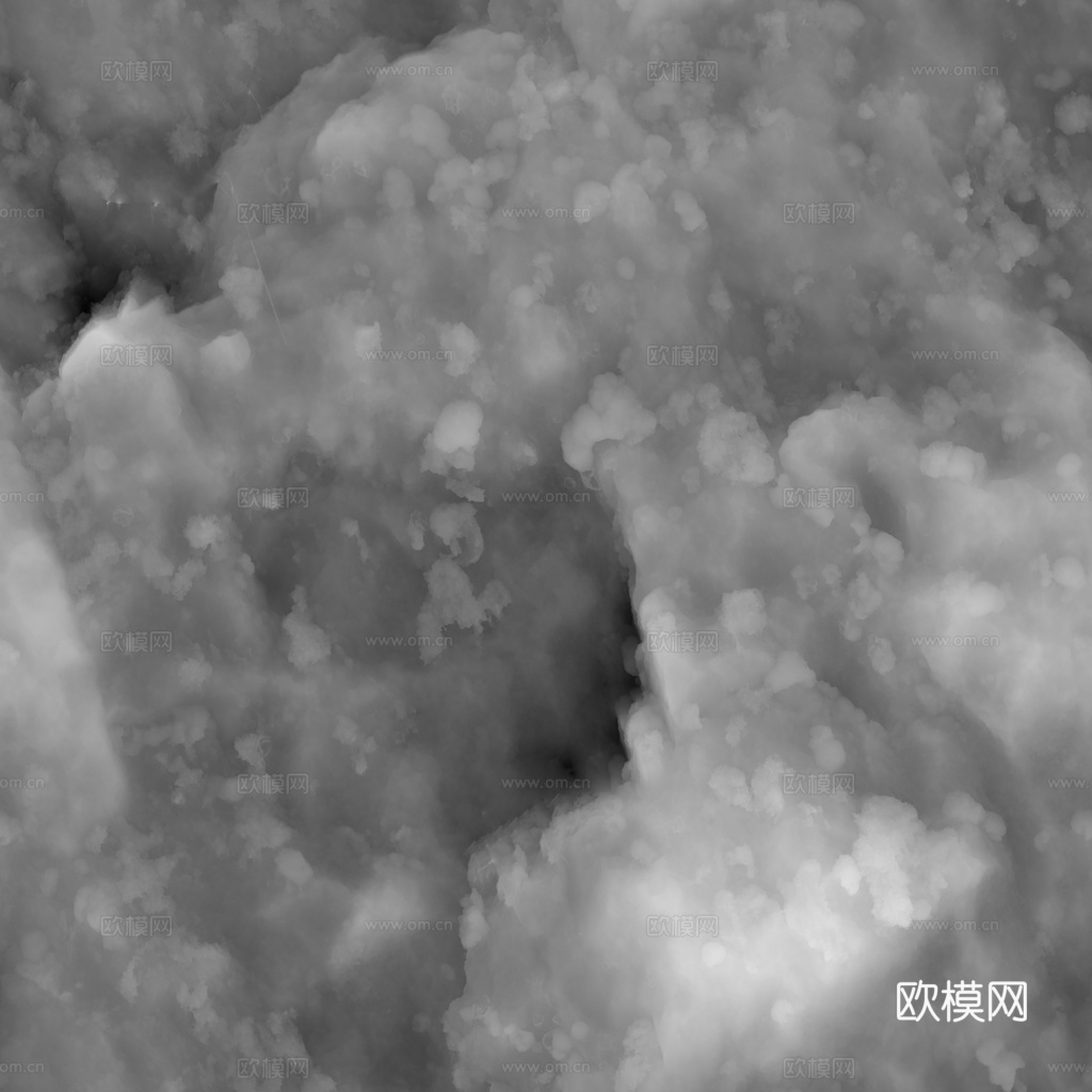 石头岩石pu石 PBR材质贴图 1k下载（渲染图4）