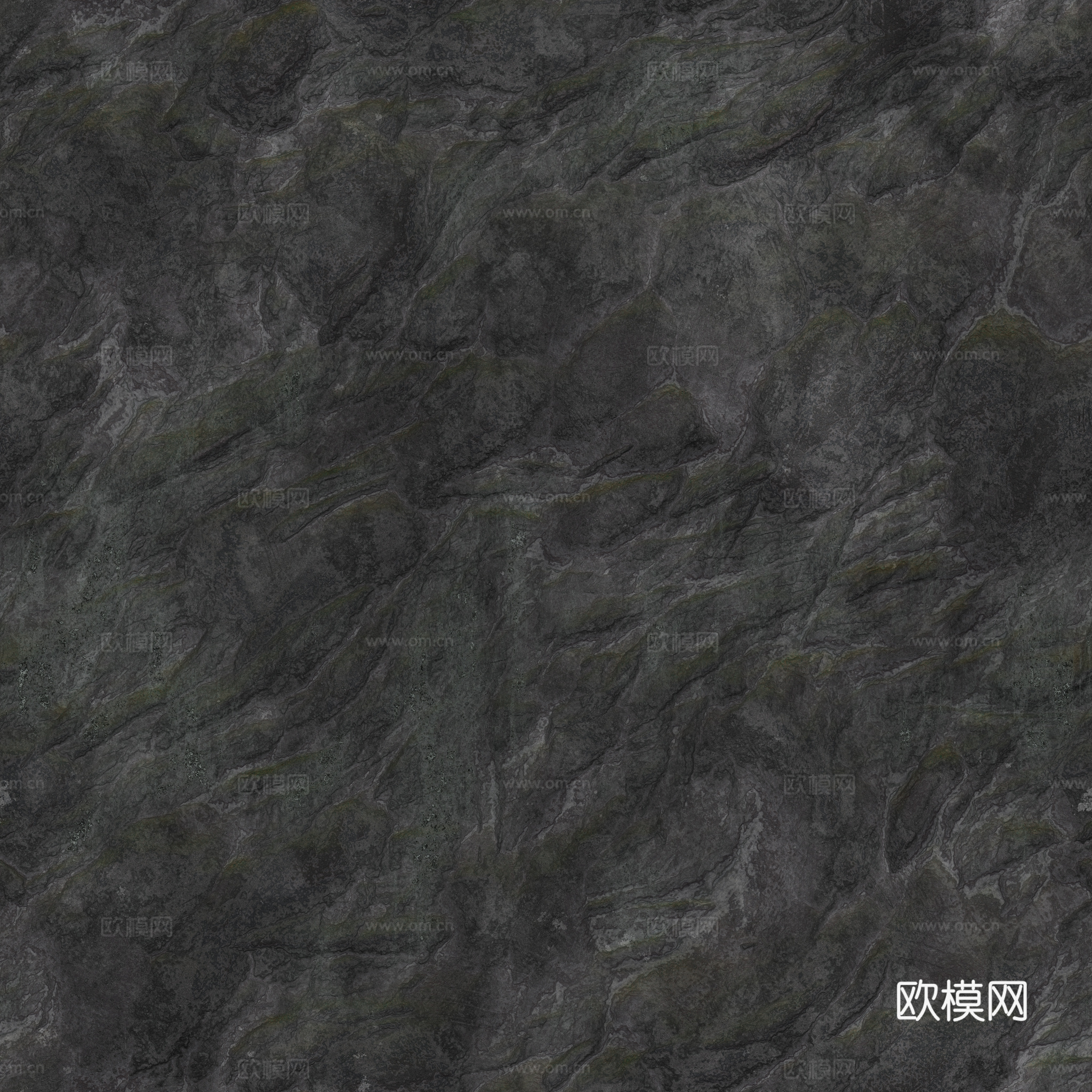 石头岩石pu石 PBR材质贴图 2k下载（渲染图2）