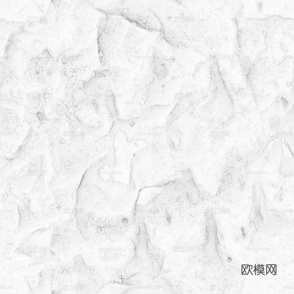 石头岩石pu石 PBR材质贴图 1k