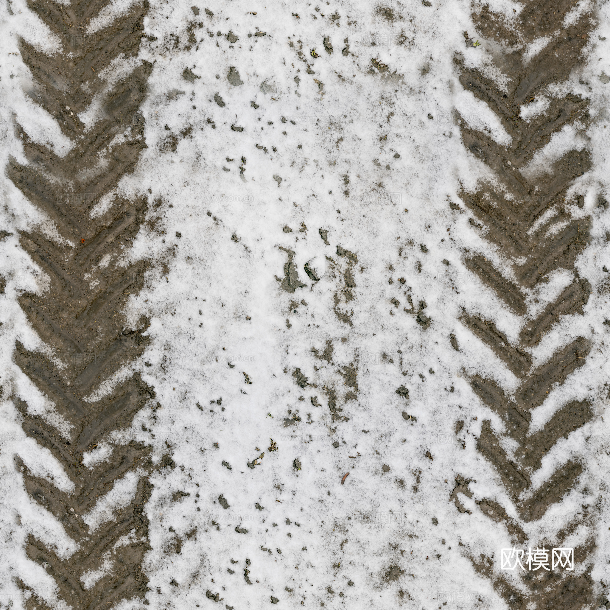 雪地 PBR材质贴图 2k