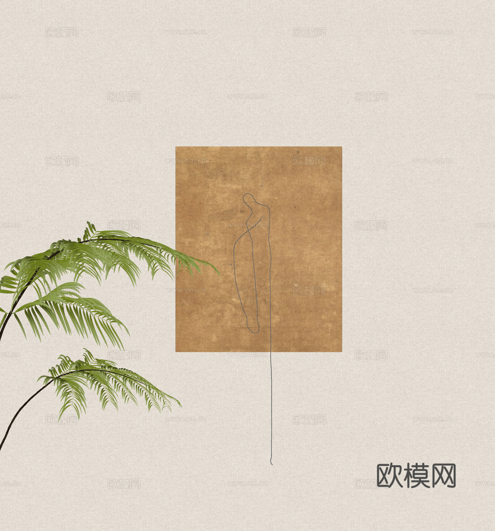 新中式挂画 禅意挂画 创意挂画 书房挂画 客厅挂画 艺术挂画su模型
