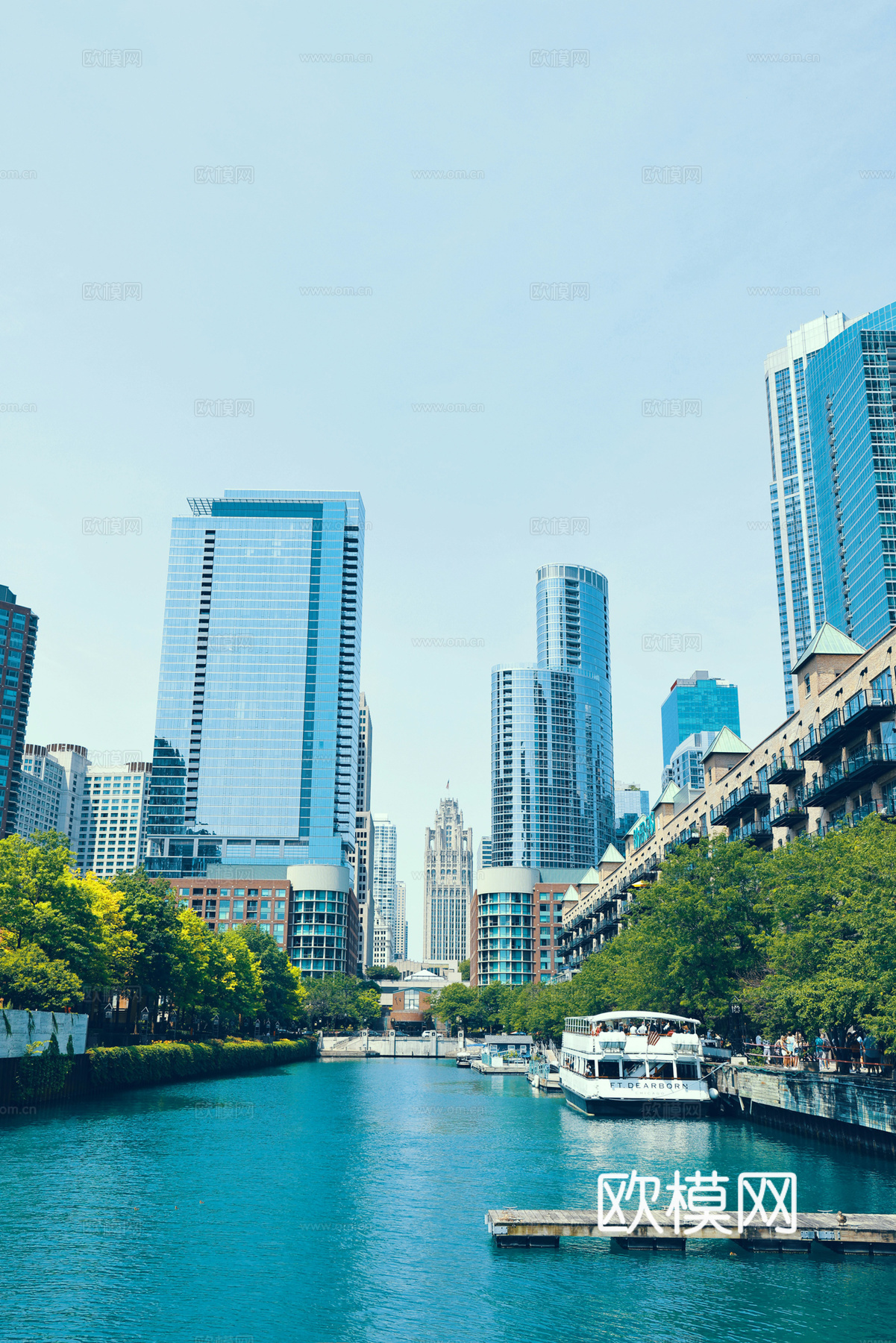 白天城市外景下载