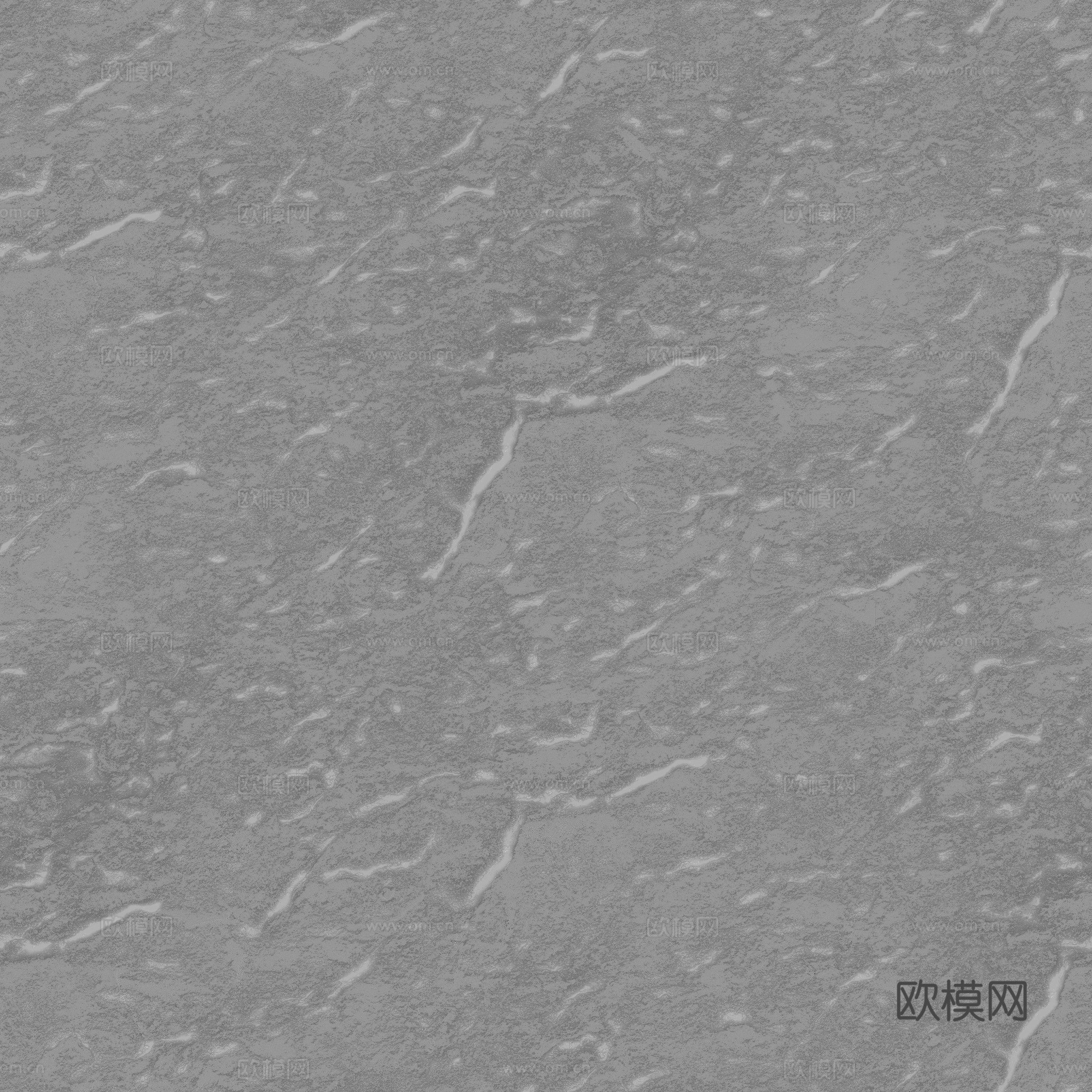 石头岩石pu石 PBR材质贴图 2k下载（渲染图5）