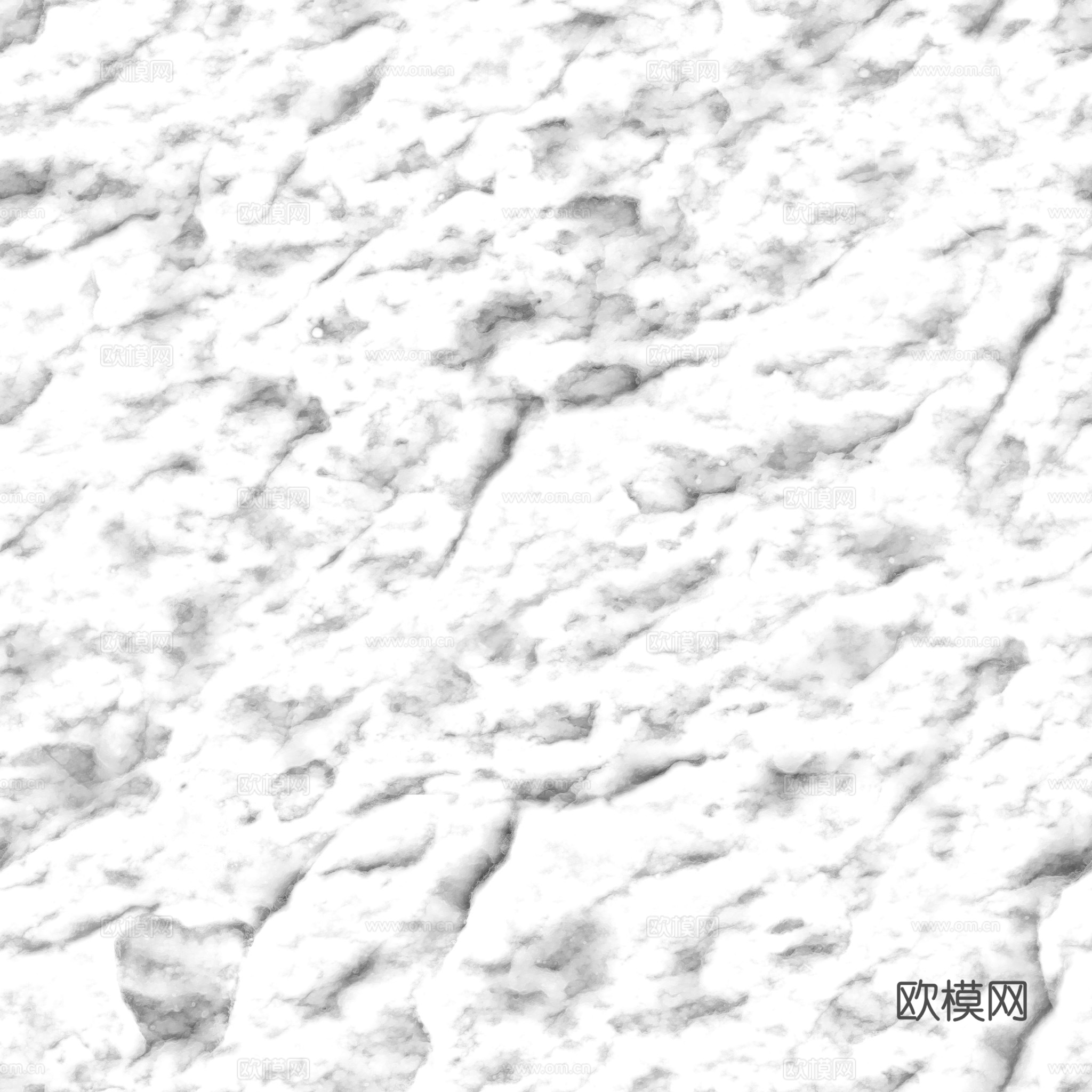 石头岩石pu石 PBR材质贴图 2k下载（渲染图3）