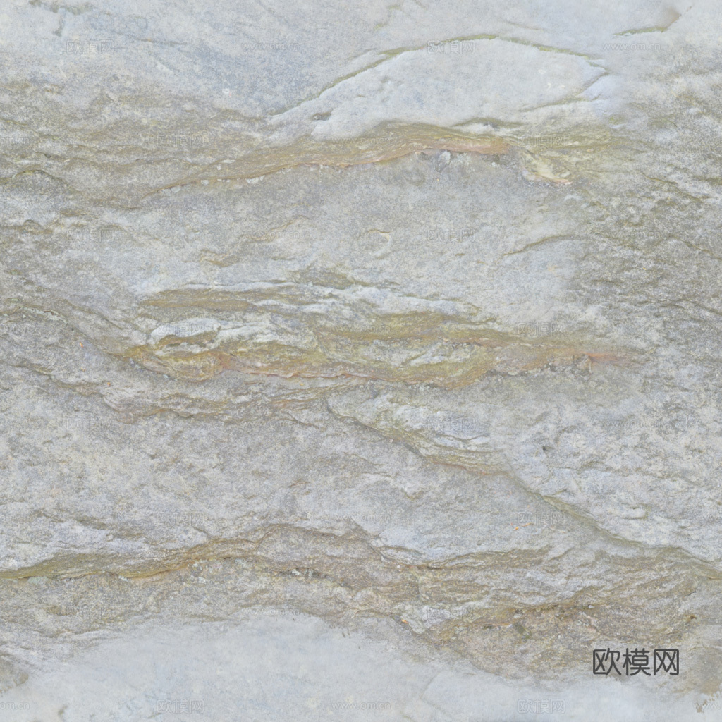 石头岩石pu石 PBR材质贴图 1k下载（渲染图2）