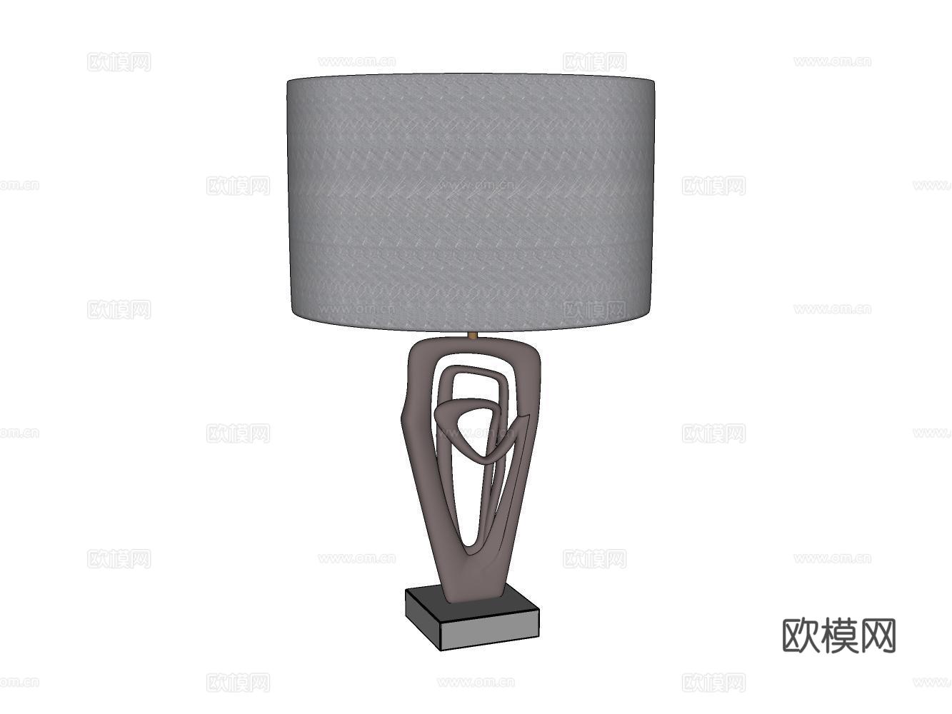 台灯su模型