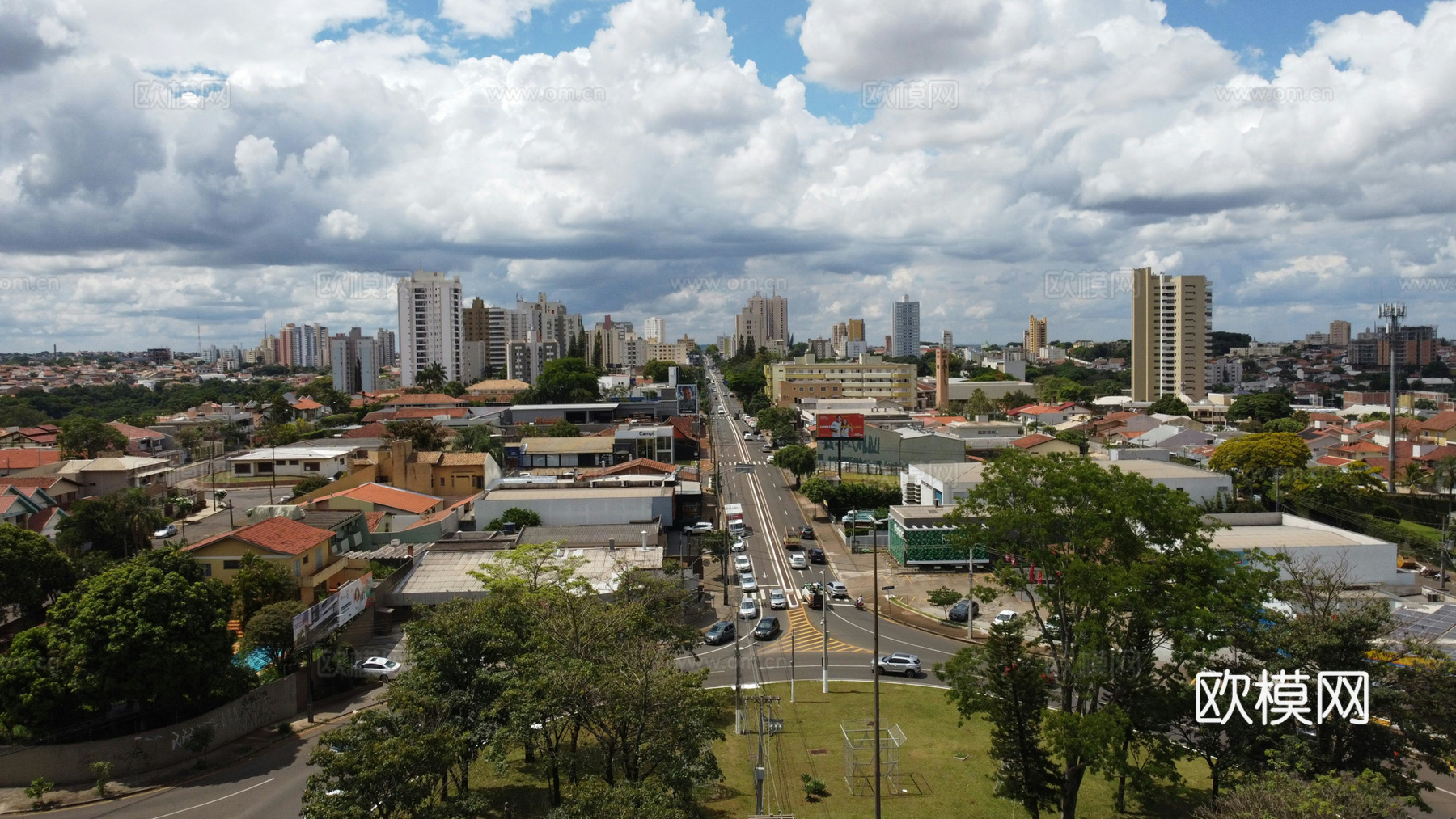 白天城市外景下载