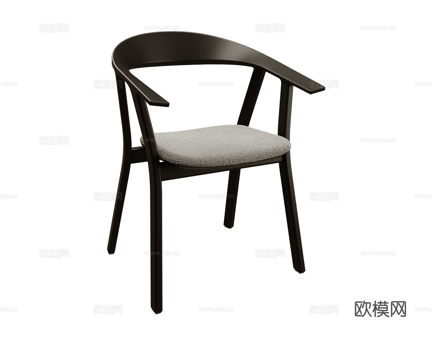 Prostoria 中古风餐椅3d模型下载