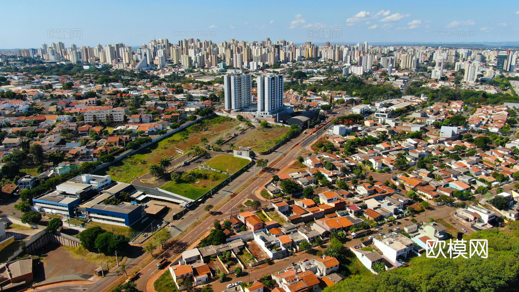 白天城市外景下载