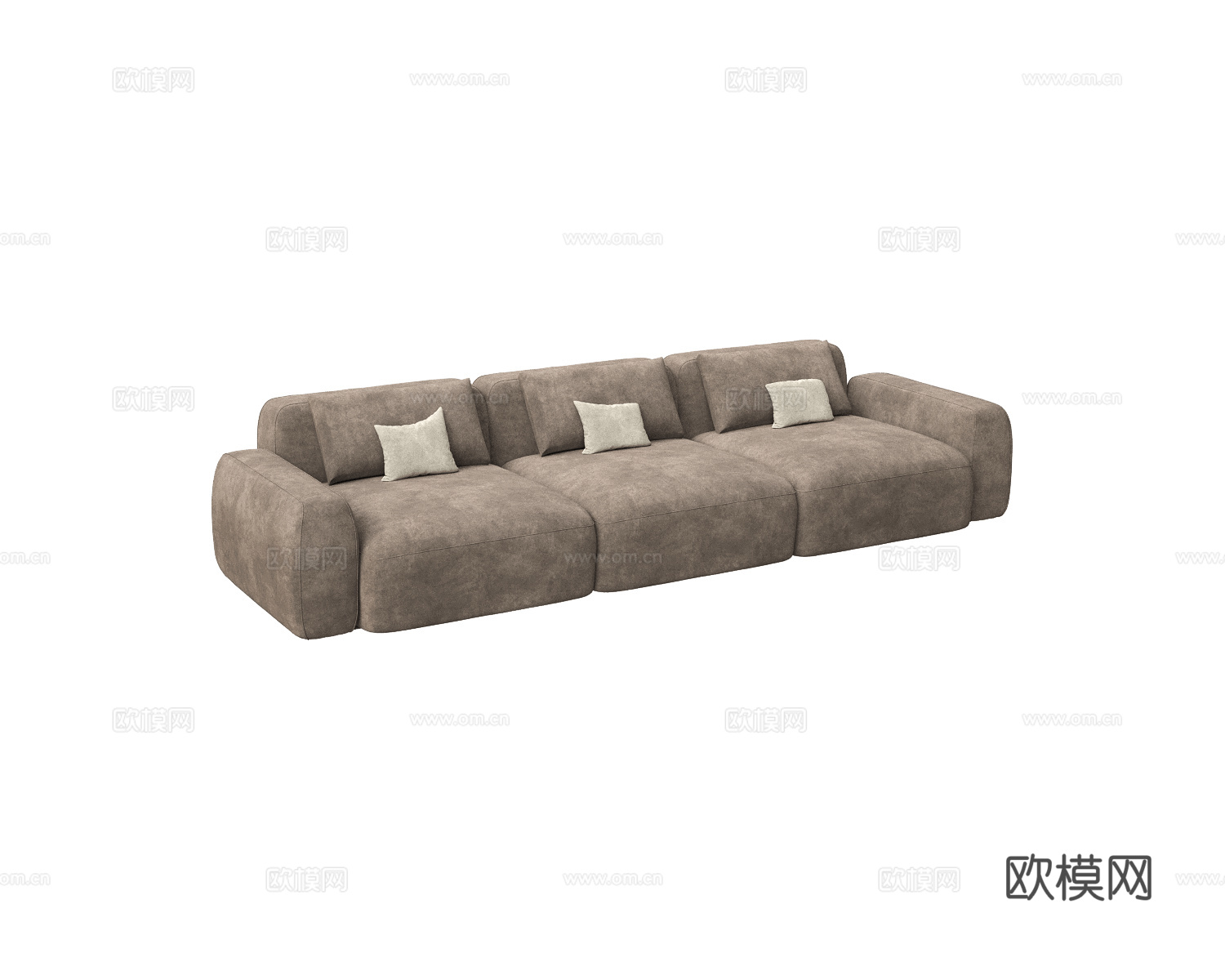 Desiree Italia三人沙发3d模型下载