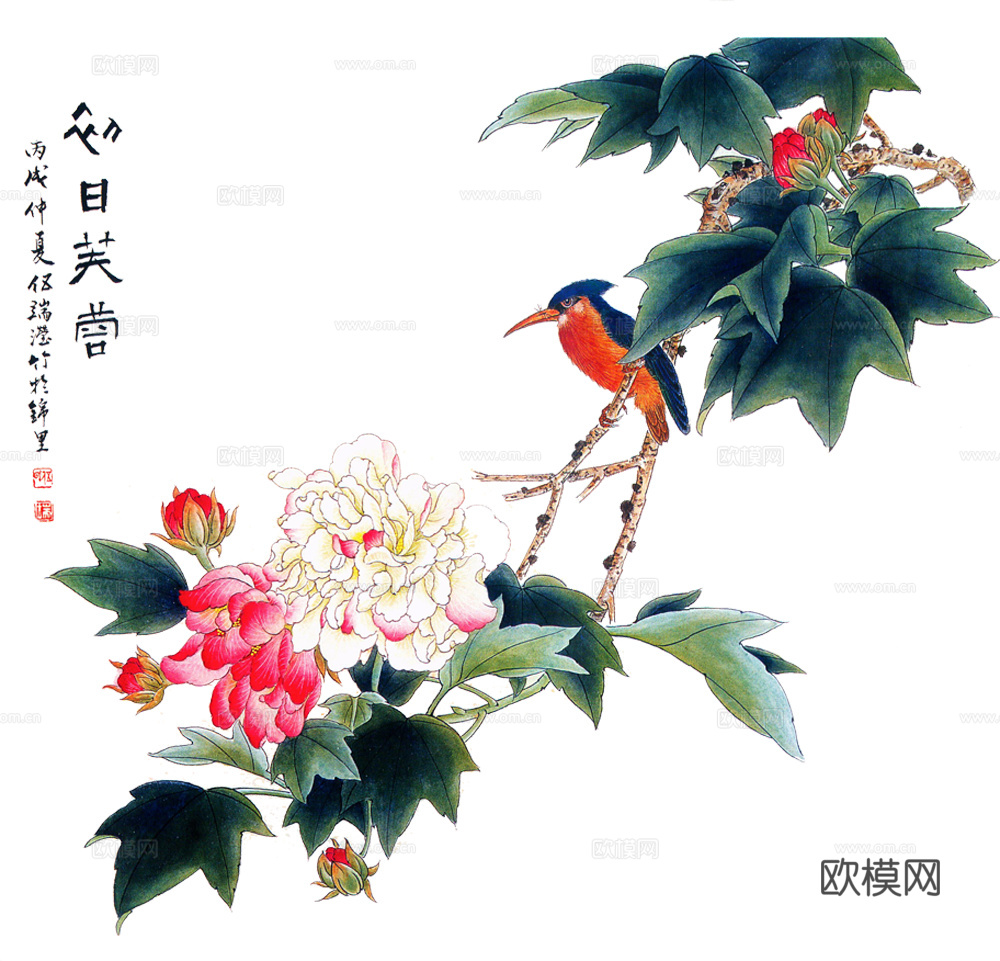 中式高清装饰画下载