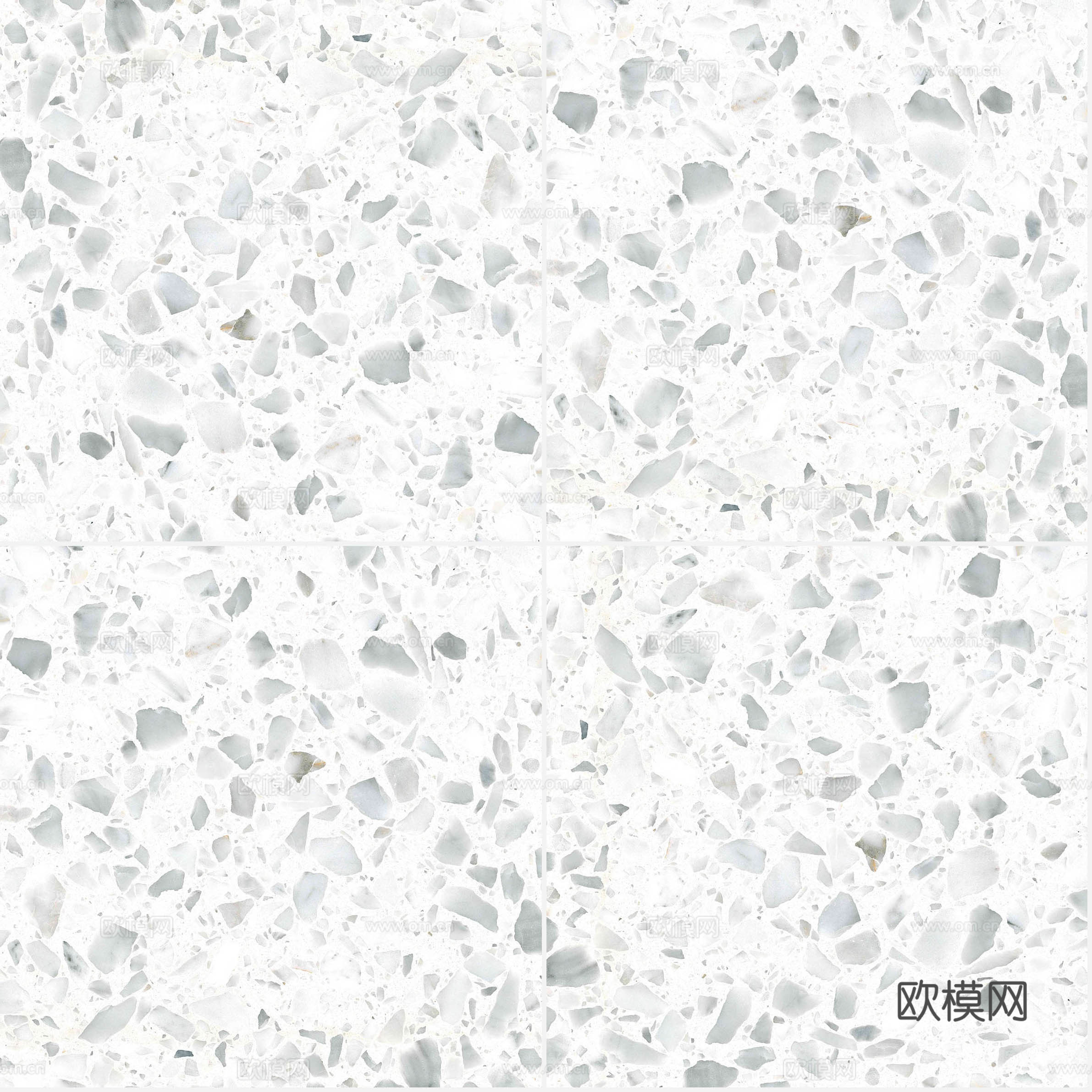 现代水磨石砖_浅色水磨石贴图