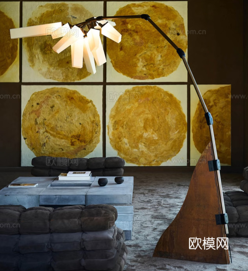 落地灯3d模型下载