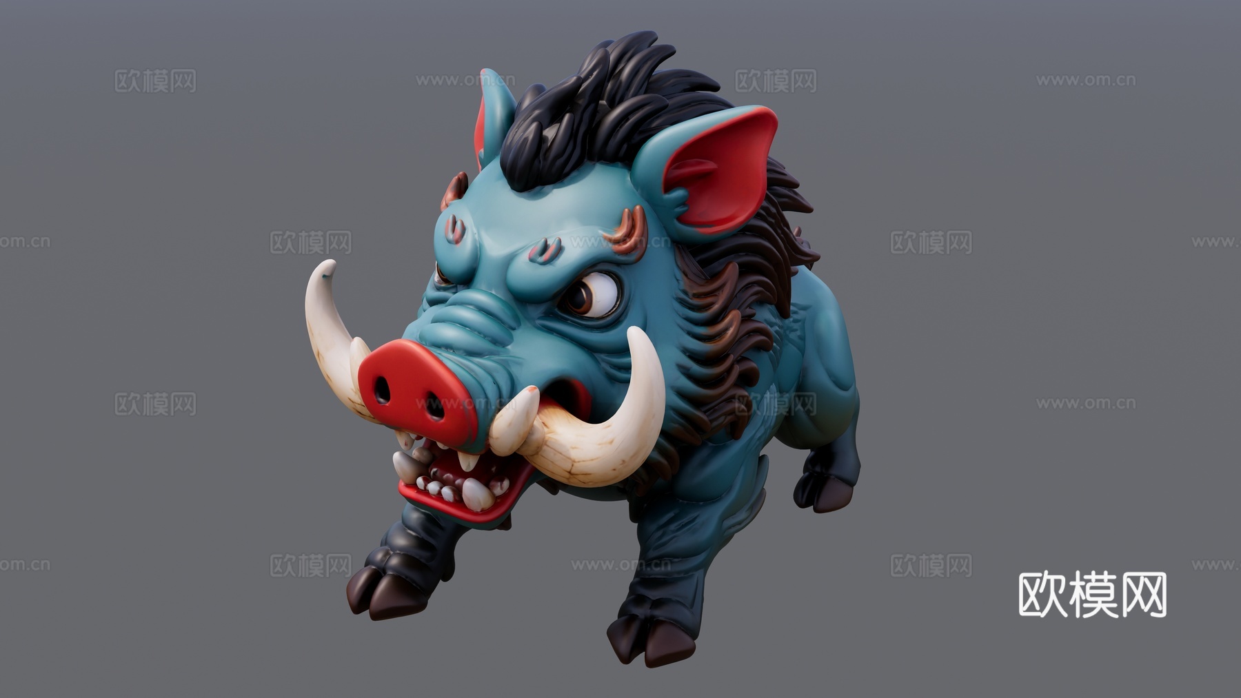 山海经神兽当康su模型