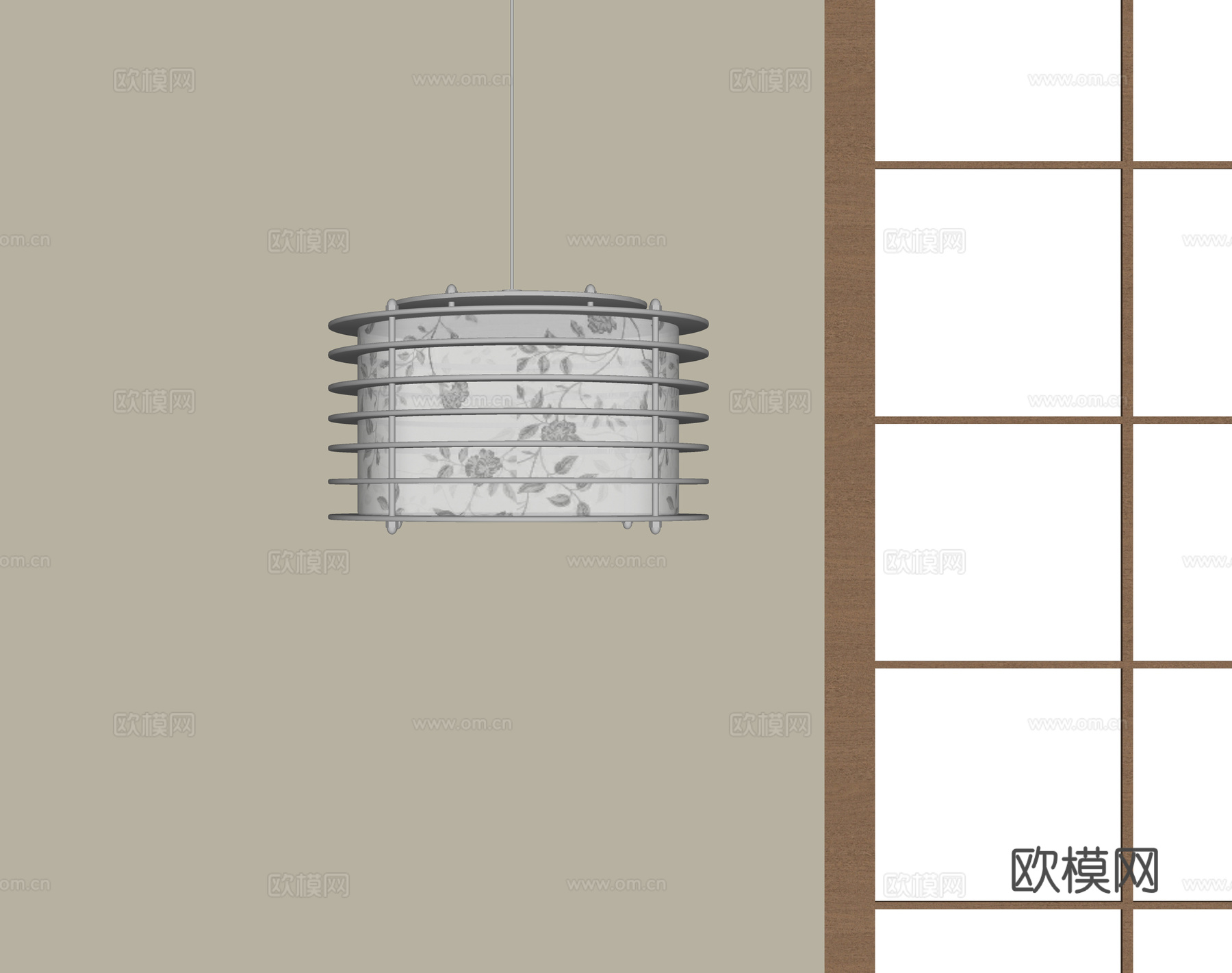 现代吊灯 床头吊灯 吧台吊灯su模型