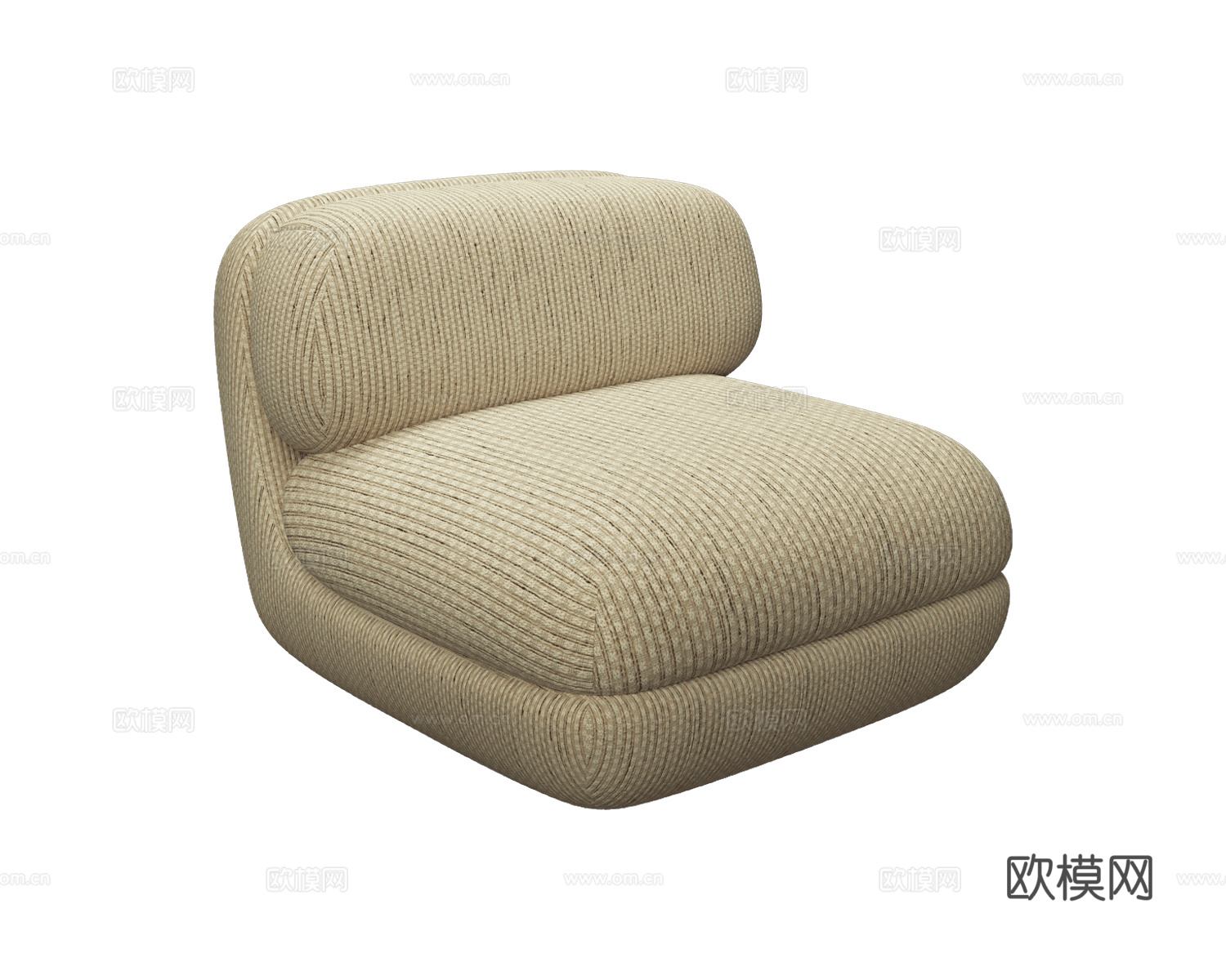 Mambo Unlimited Ideas 懒人沙发3d模型下载（渲染图1）