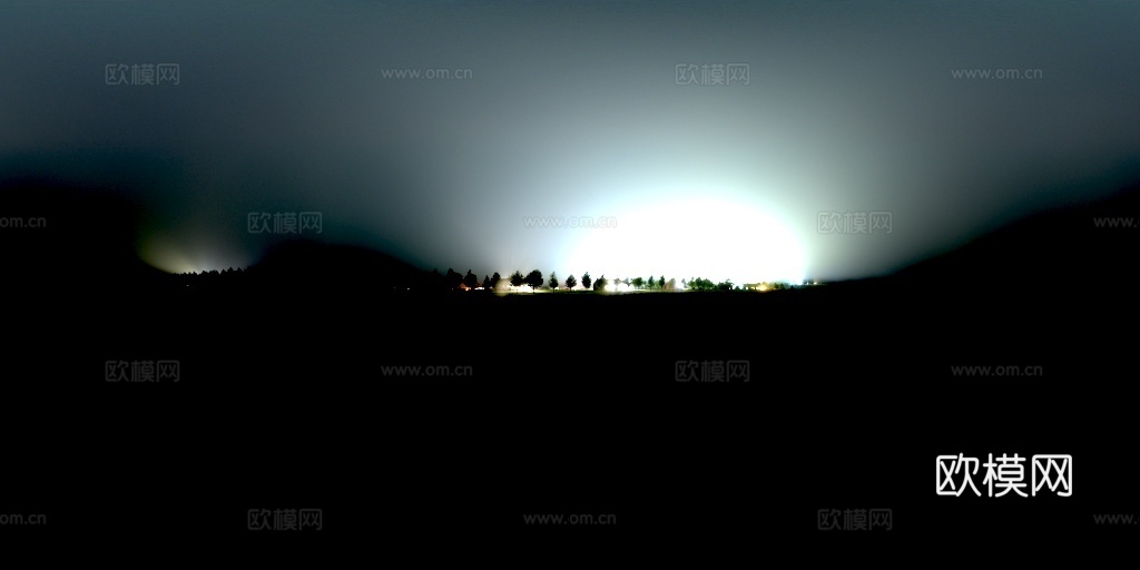 夜晚天空场景户外hdr