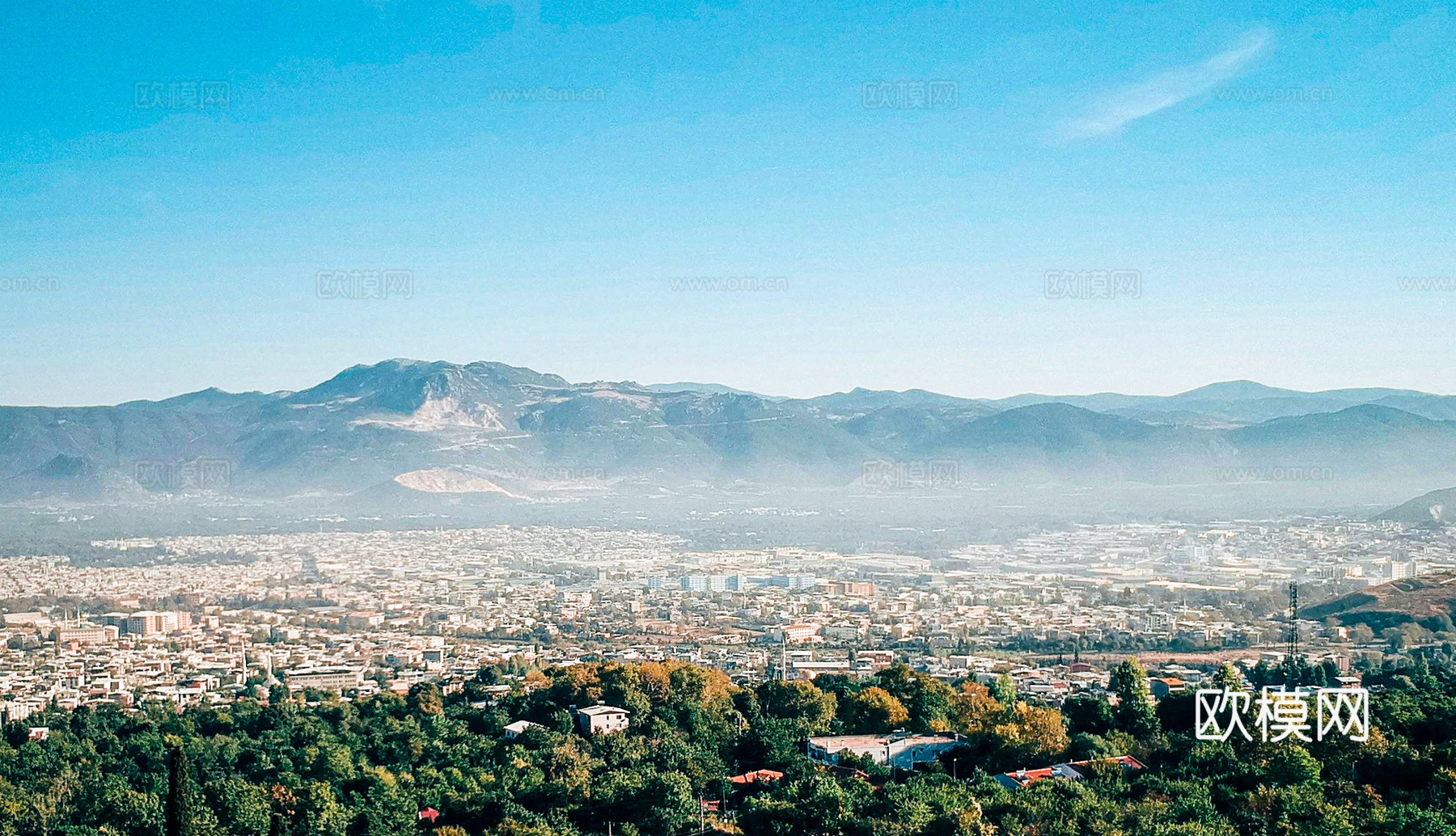 白天城市外景下载