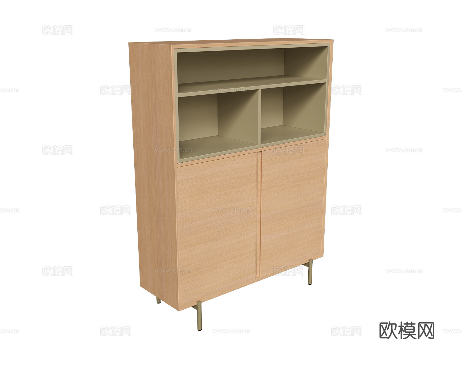 True 文件柜3d模型下载（渲染图2）